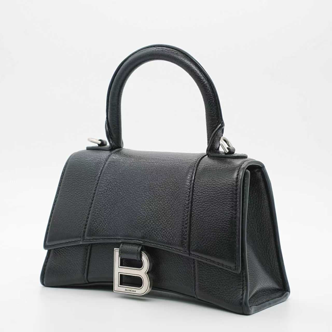 Balenciaga - Hourglass XS - Leather - Black - (XS)