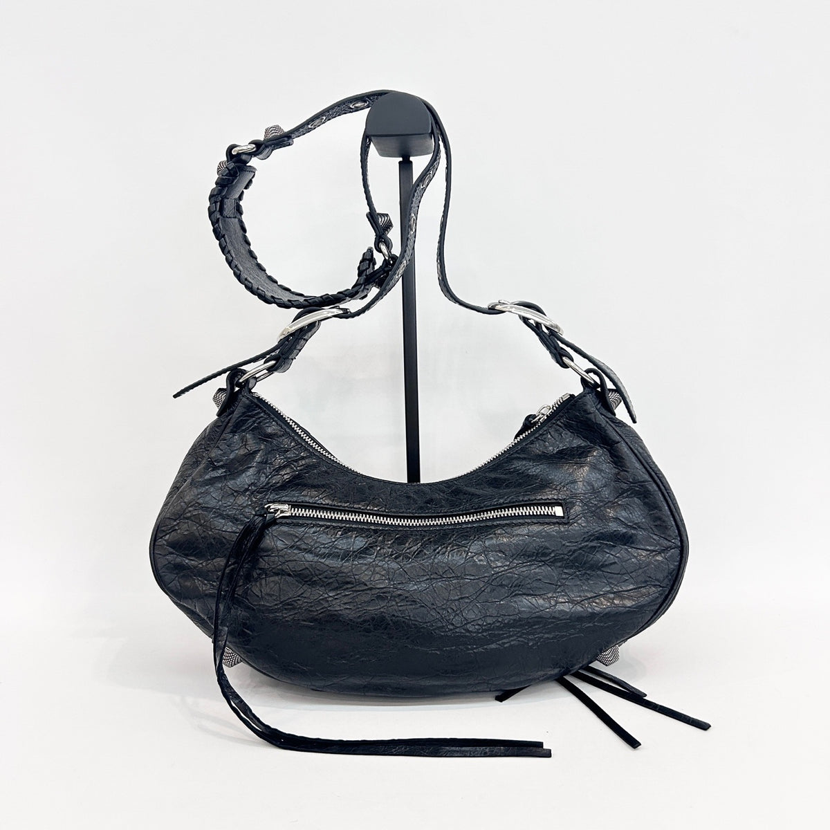Balenciaga - Le Cagole Crossbody Bag - Leather - Black - (small)
