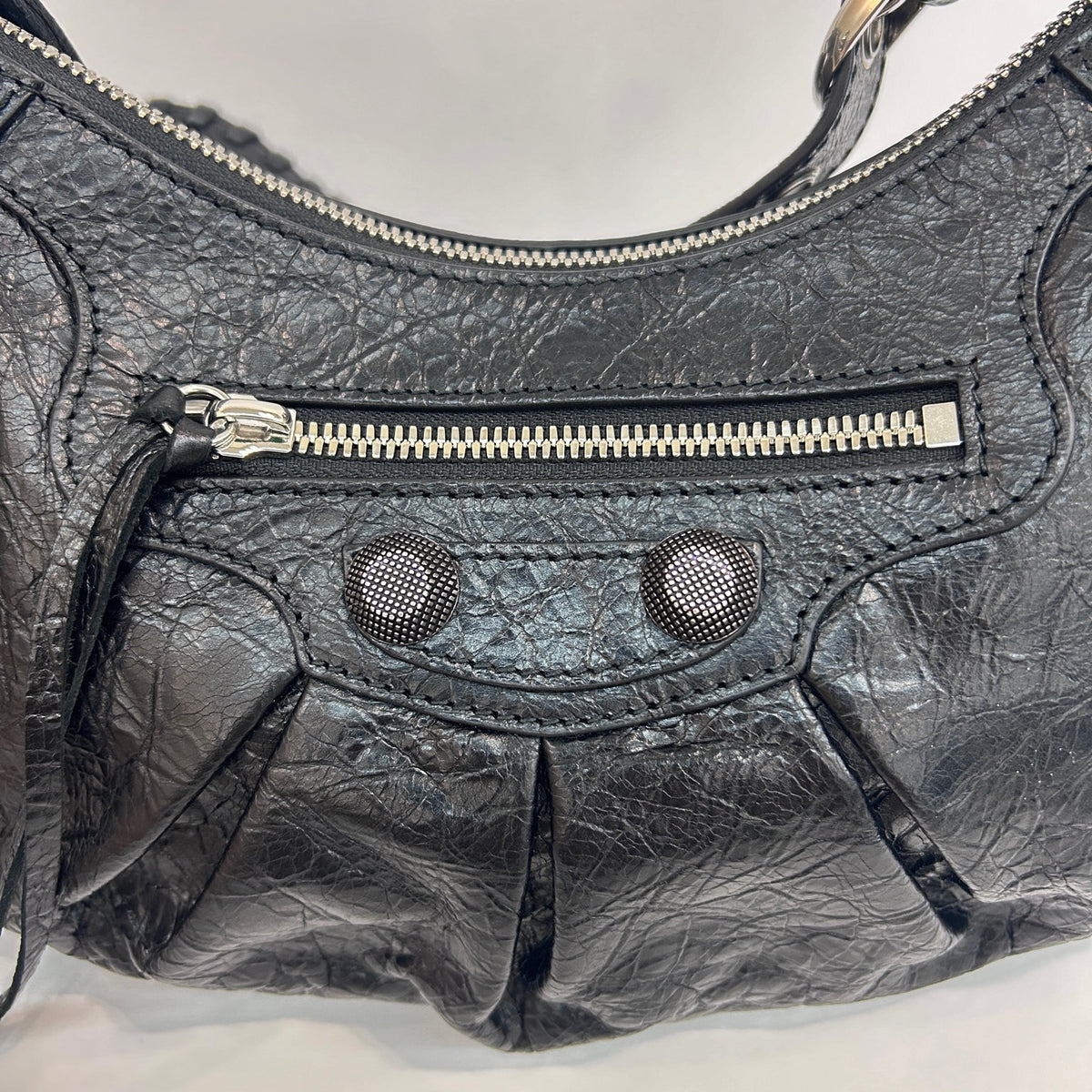 Balenciaga - Le Cagole Crossbody Bag - Leather - Black - (small)