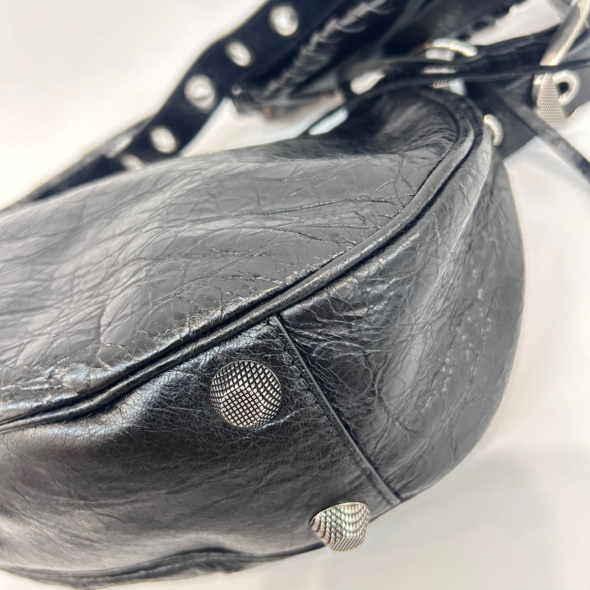 Balenciaga - Le Cagole Crossbody Bag - Leather - Black - (small)