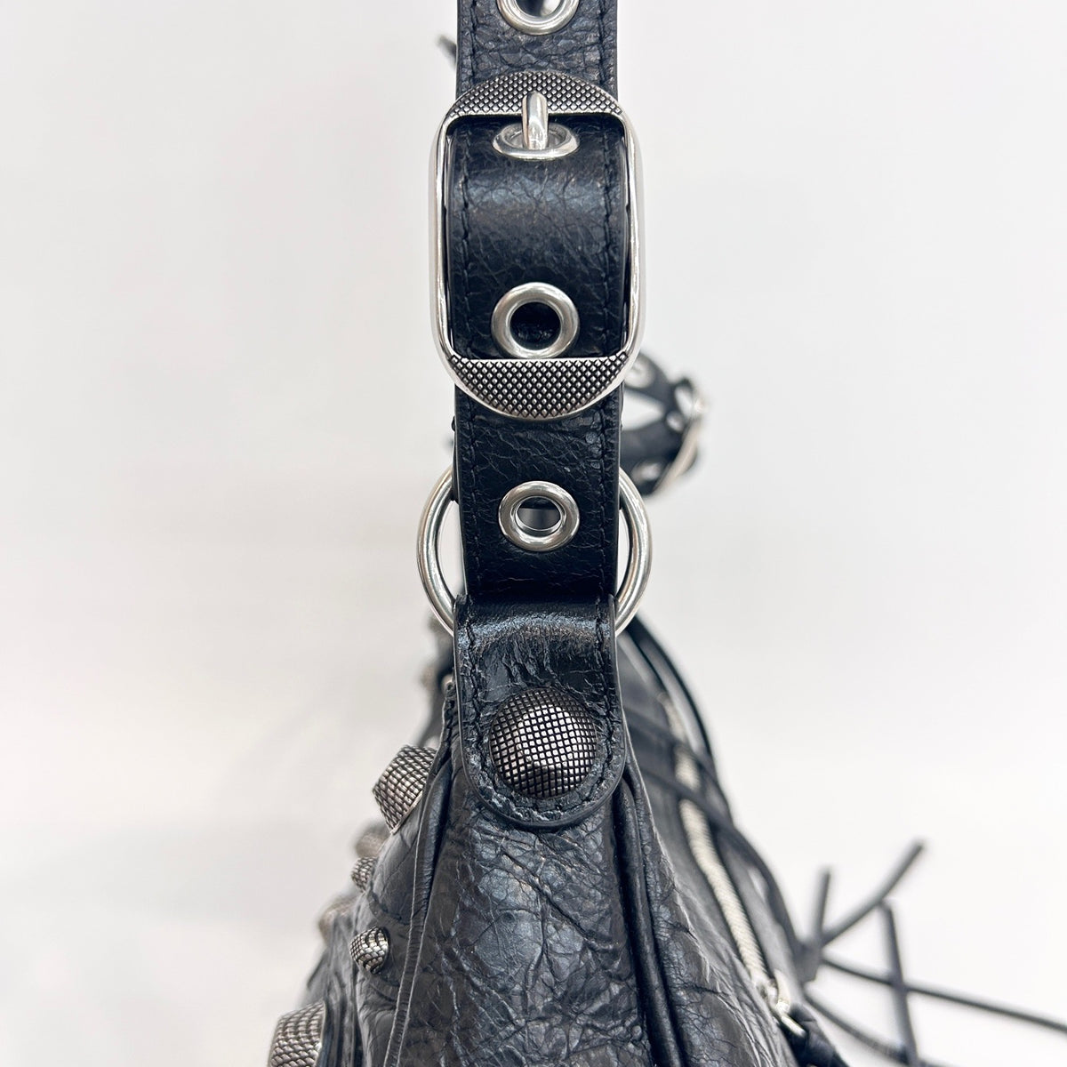 Balenciaga - Le Cagole Crossbody Bag - Leather - Black - (small)