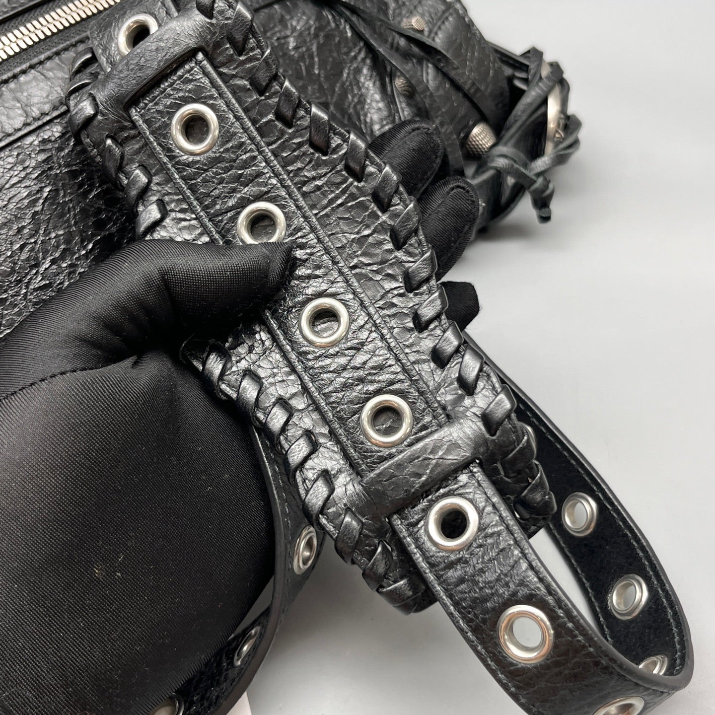 Balenciaga - Le Cagole - Leather - Black - (Medium)
