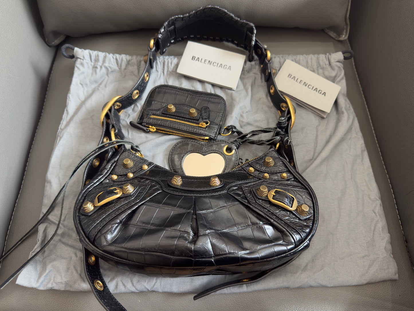 Balenciaga - Le Cagole - Leather - Black - (mini)