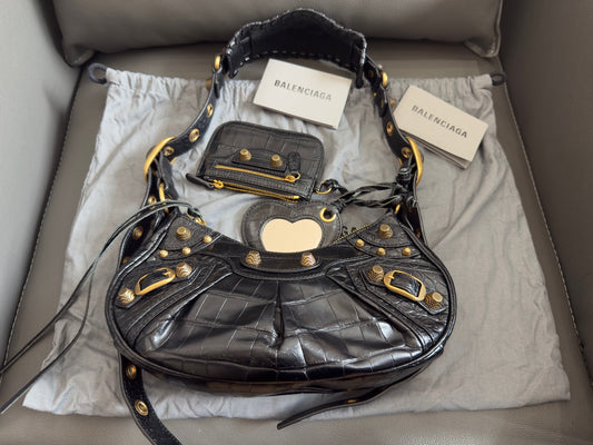 Balenciaga - Le Cagole - Leather - Black - (mini)