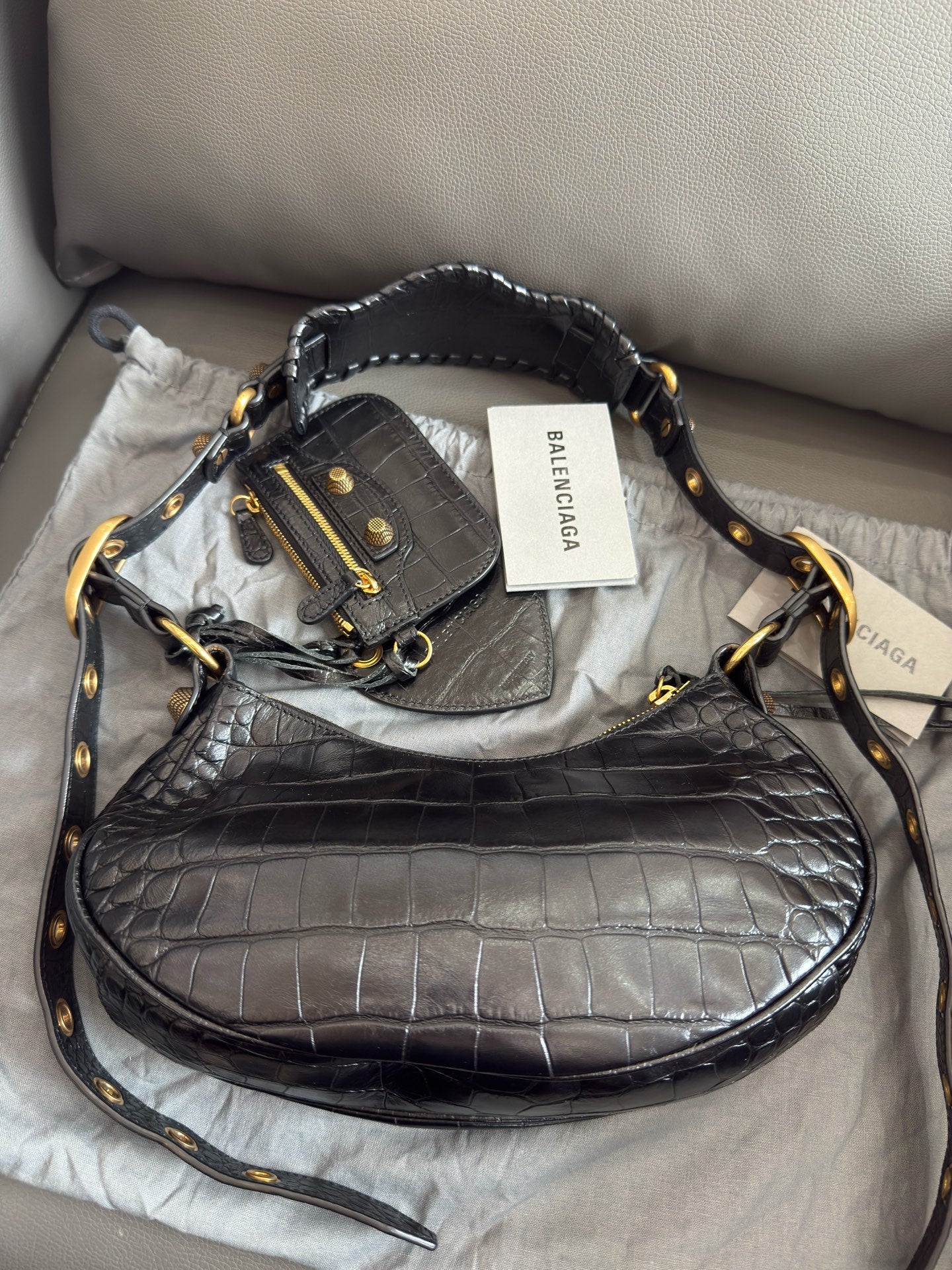 Balenciaga - Le Cagole - Leather - Black - (mini)