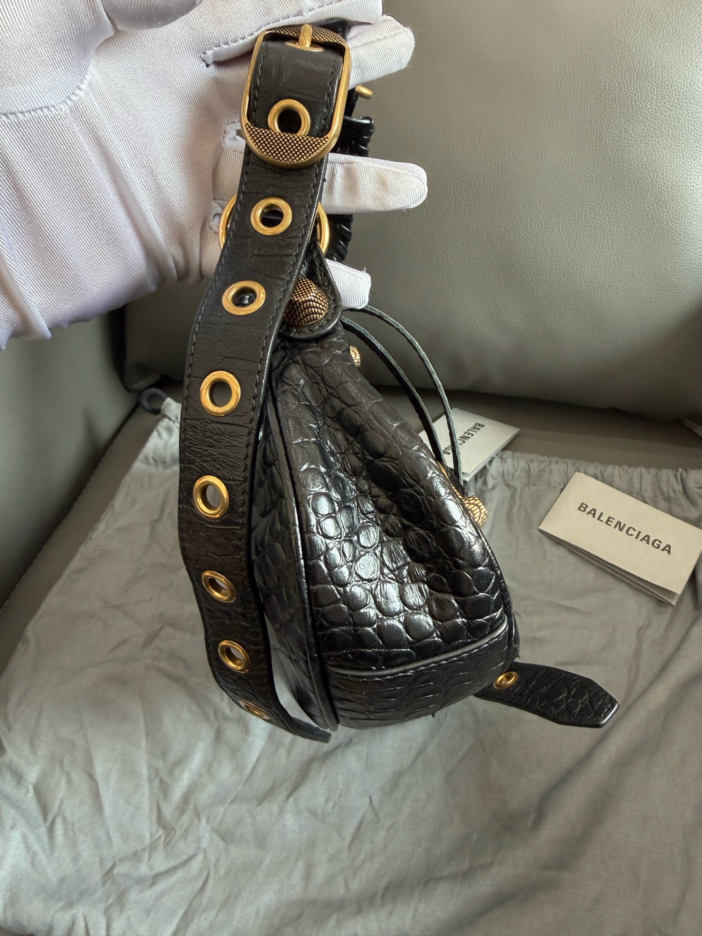 Balenciaga - Le Cagole - Leather - Black - (mini)
