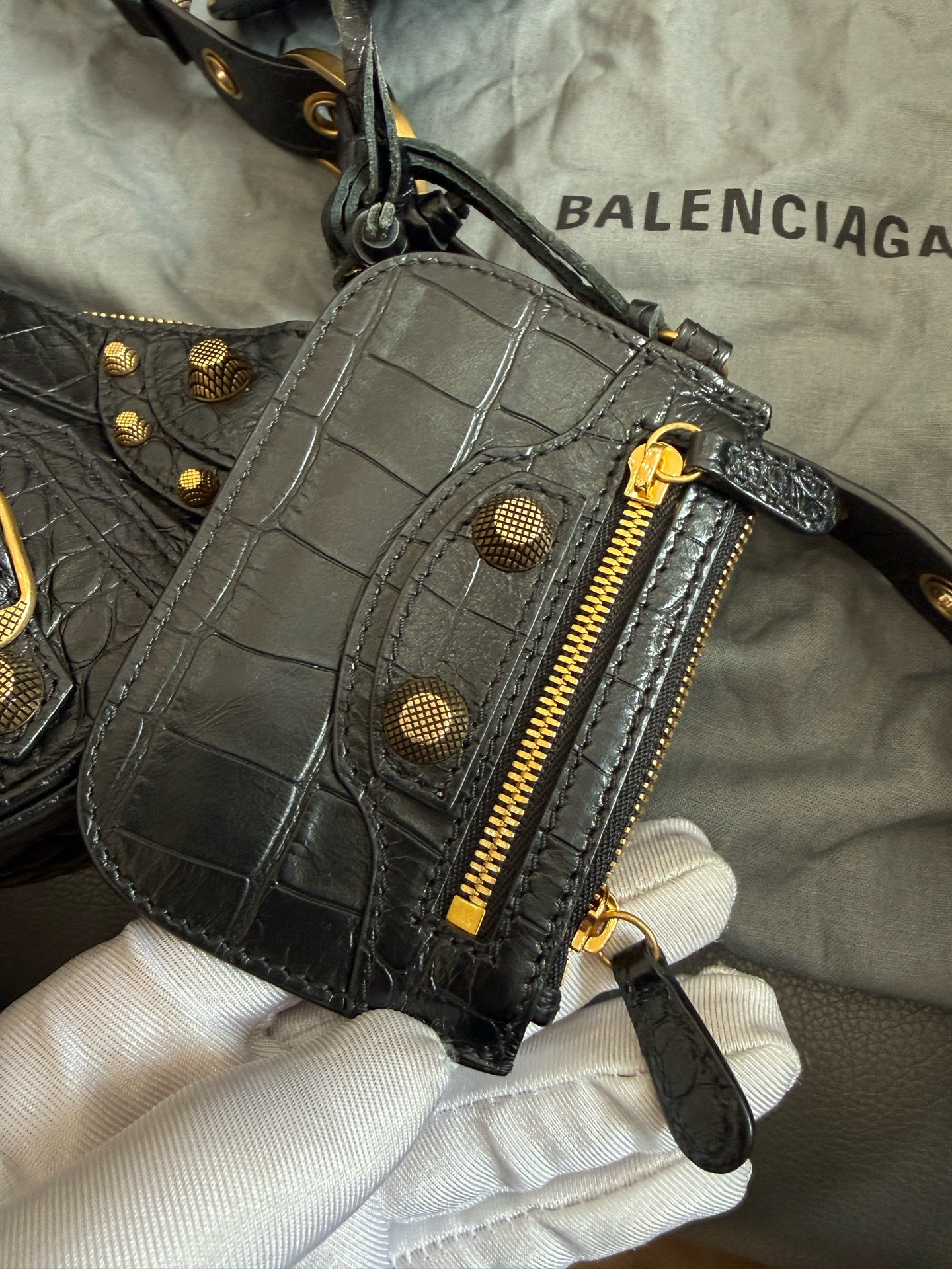 Balenciaga - Le Cagole - Leather - Black - (mini)