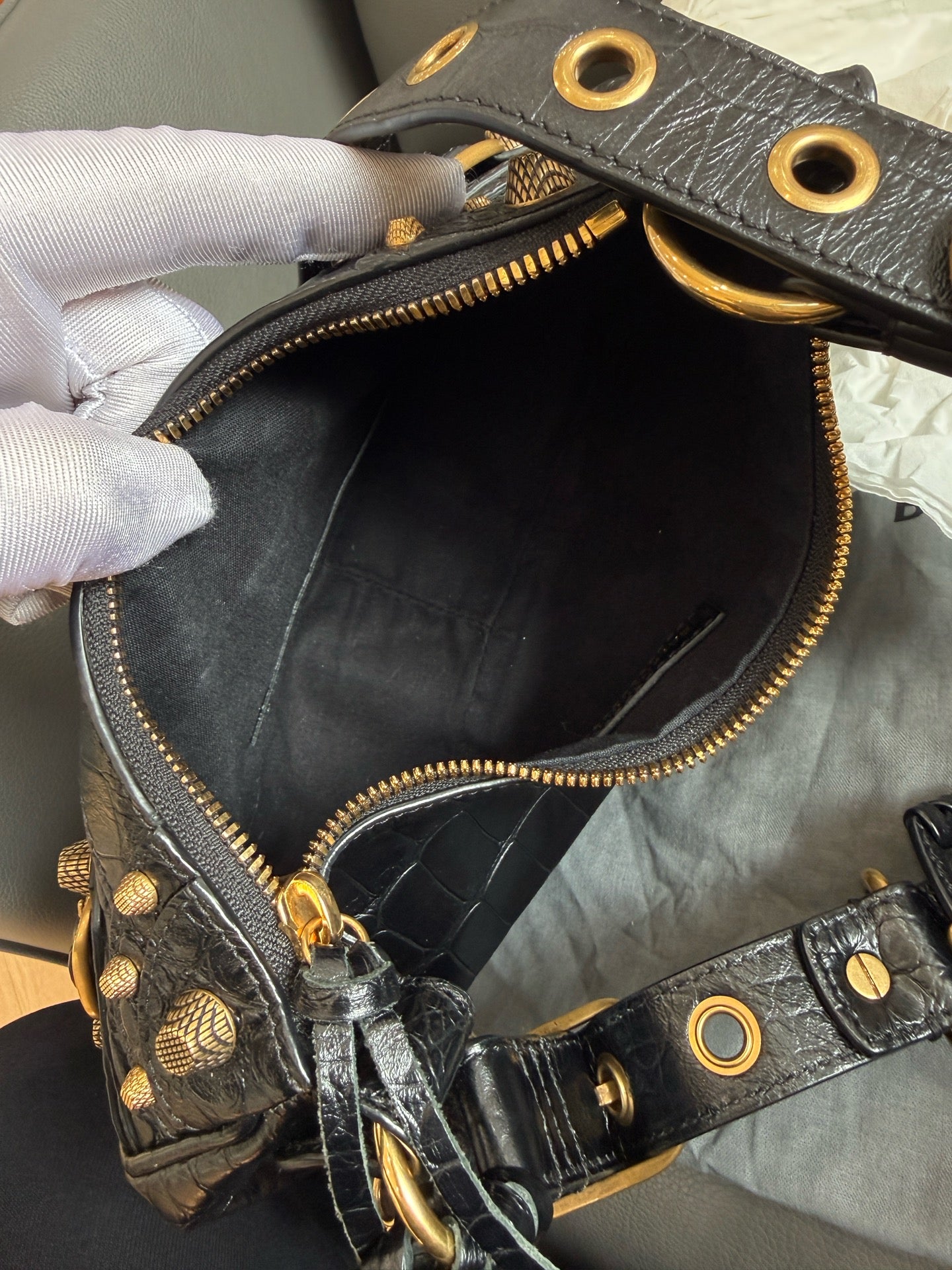 Balenciaga - Le Cagole - Leather - Black - (mini)