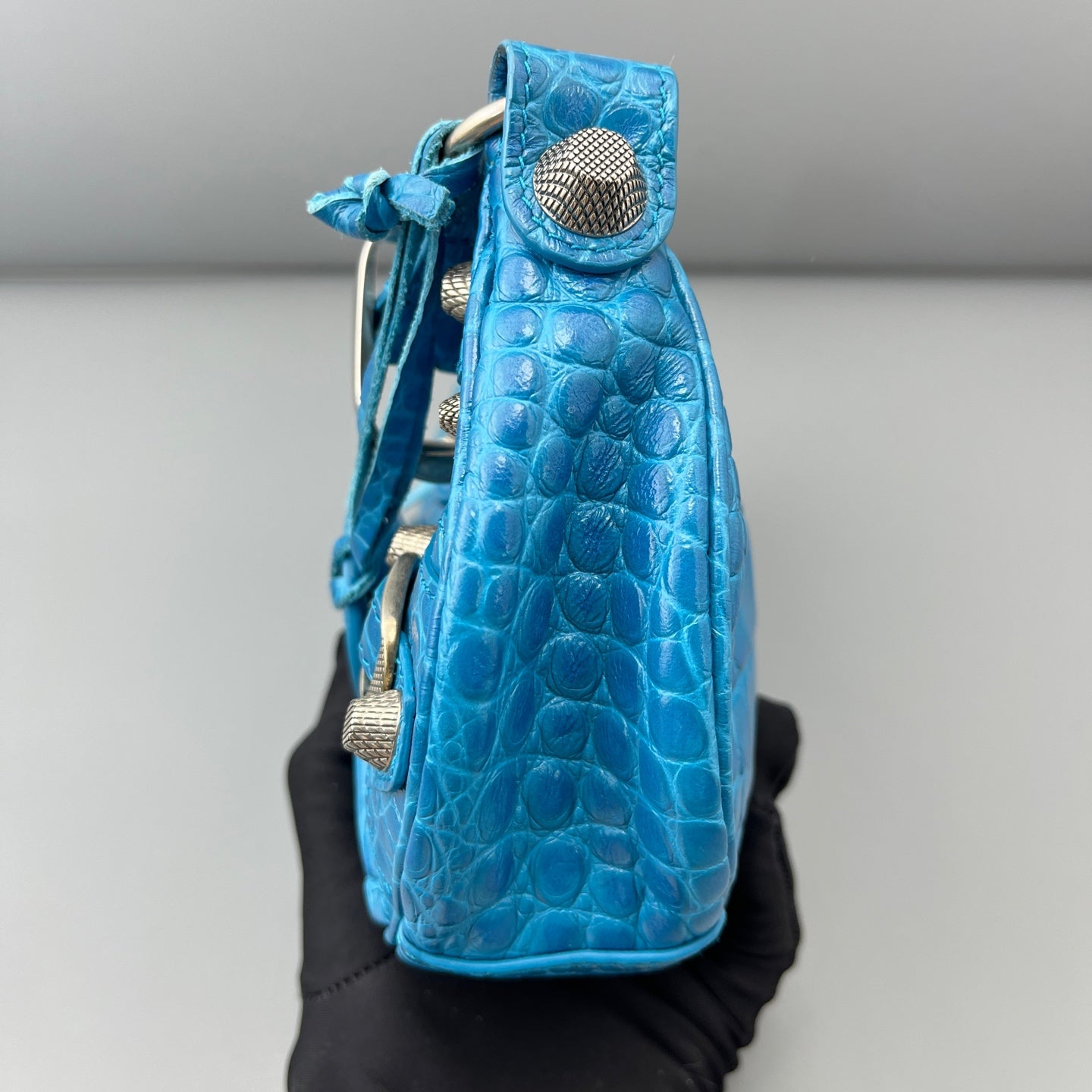 Balenciaga - Le Cagole - Leather - Blue - (mini)
