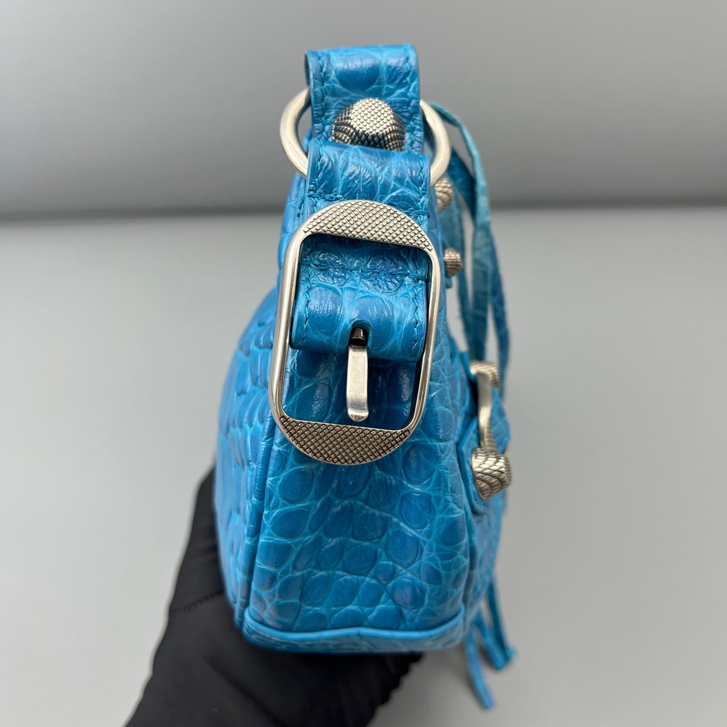 Balenciaga - Le Cagole - Leather - Blue - (mini)