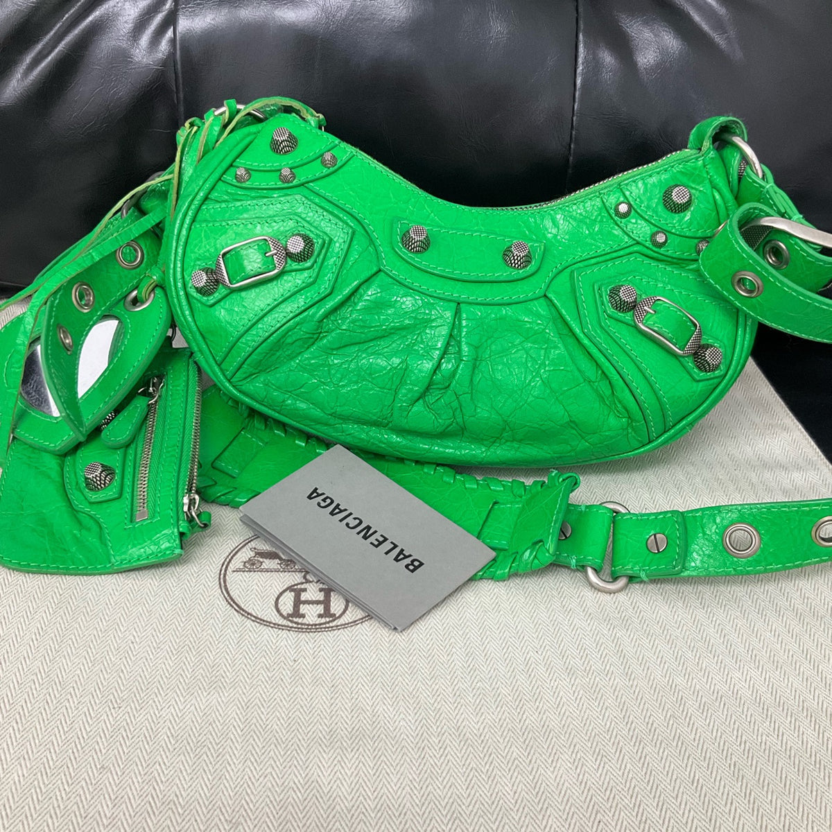 Balenciaga - Le Cagole - Leather - Green