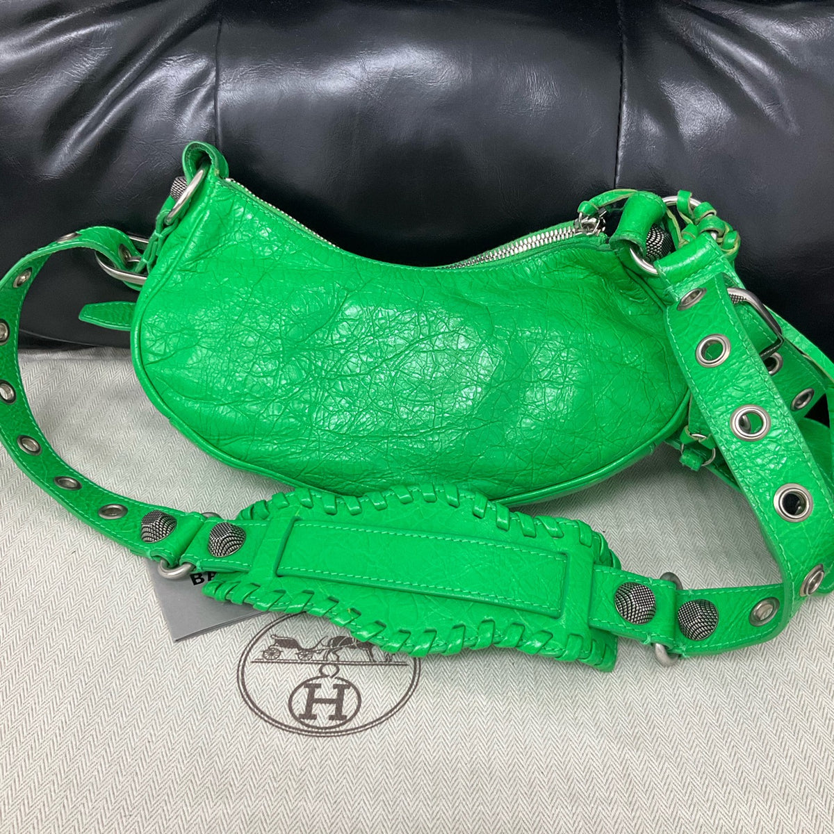 Balenciaga - Le Cagole - Leather - Green