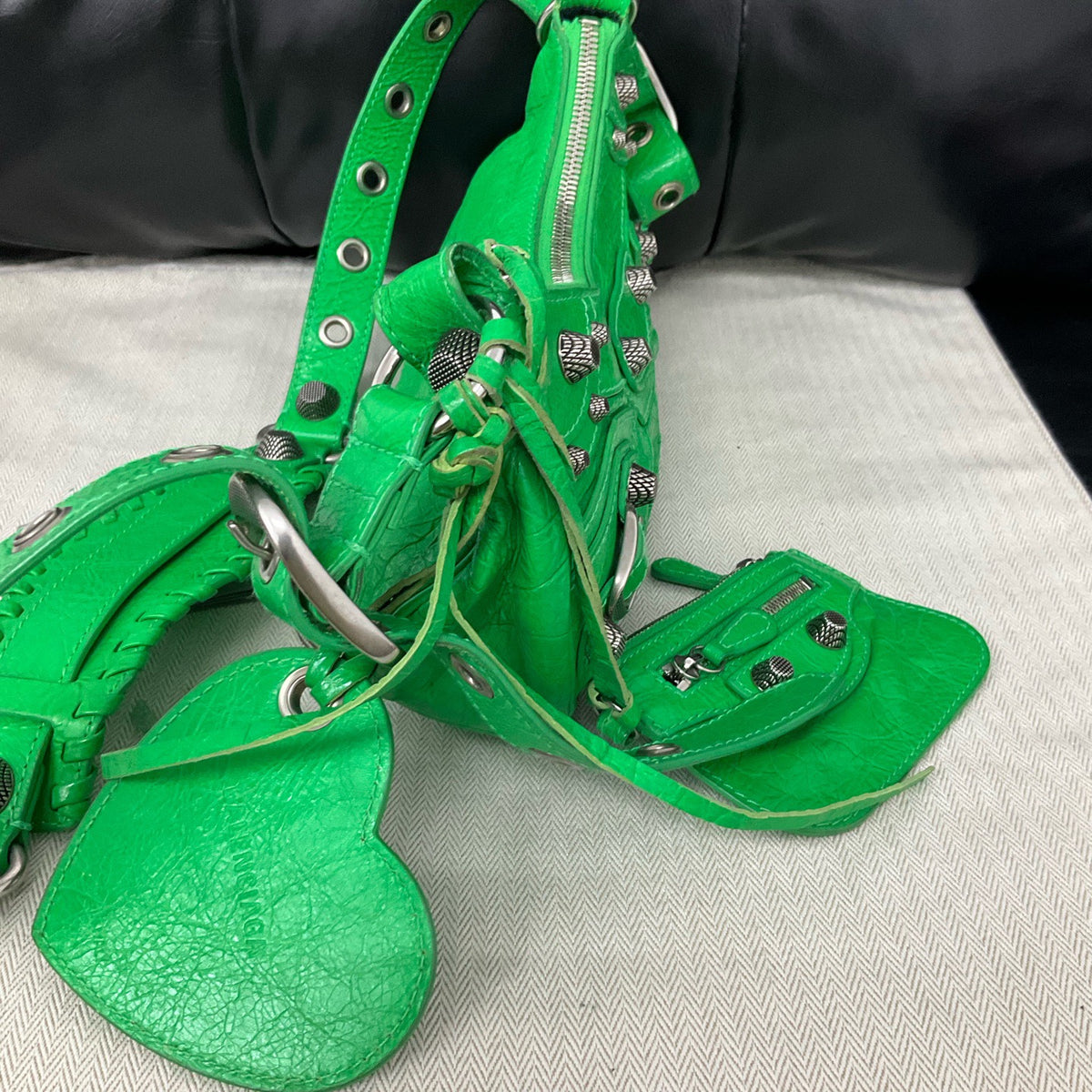 Balenciaga - Le Cagole - Leather - Green