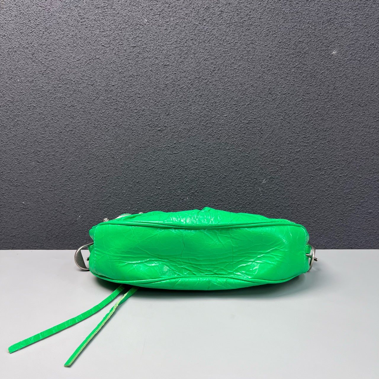 Balenciaga - Le Cagole - Leather - Green with Silver-Tone Hardware - (mini)