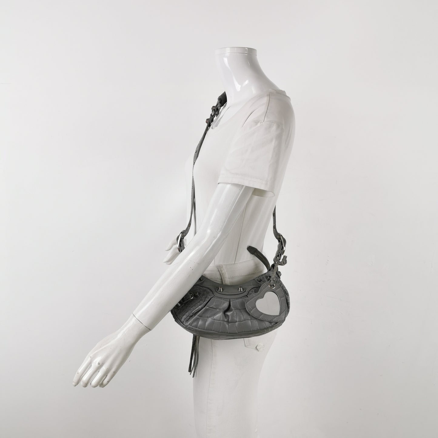 Balenciaga - Le Cagole - Leather - Grey - (mini)