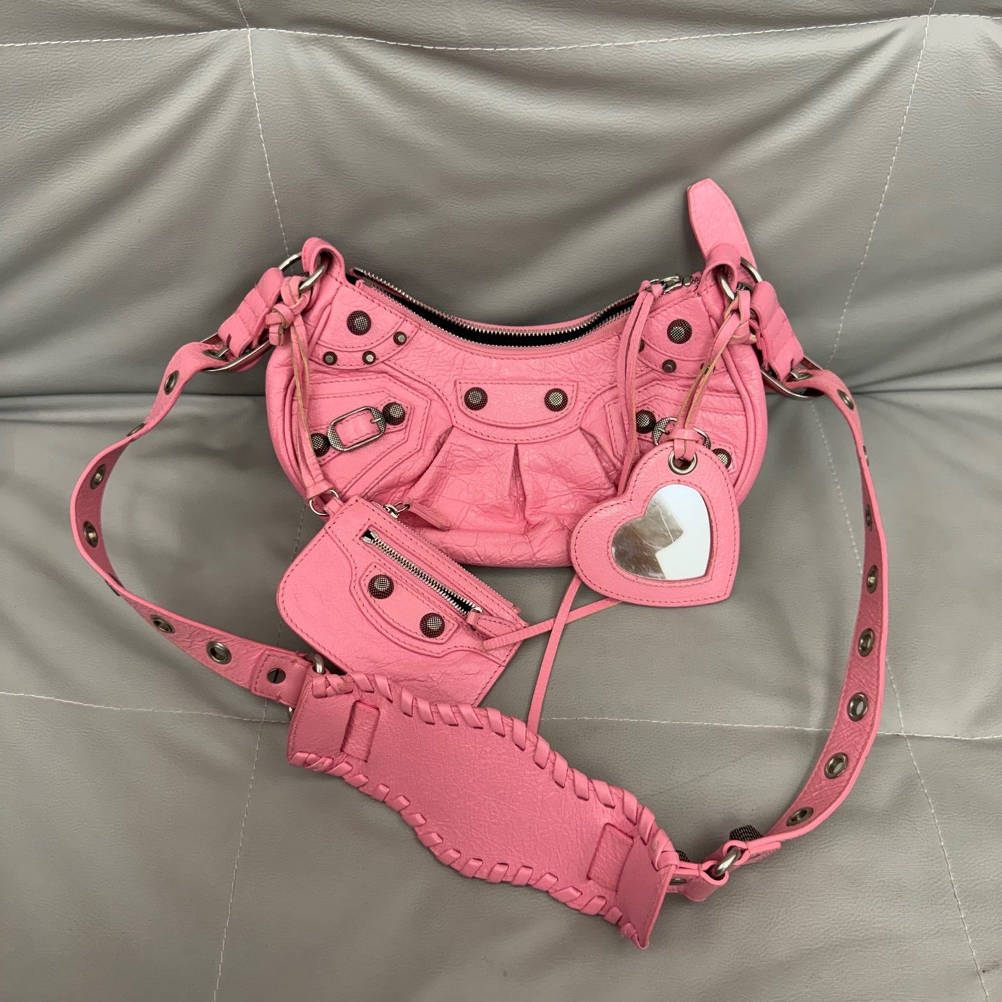 Balenciaga - Le Cagole - Leather - Pink - (small)
