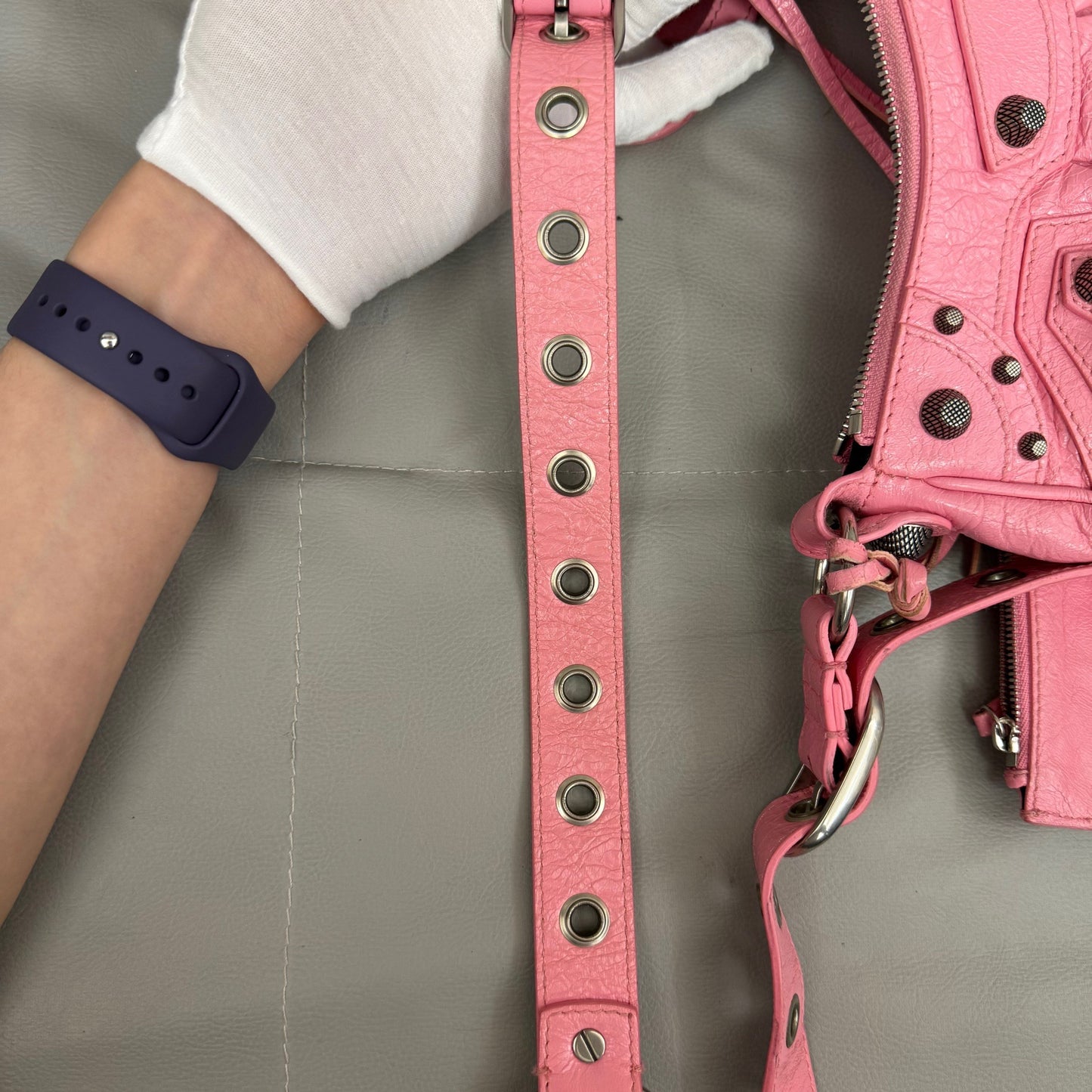 Balenciaga - Le Cagole - Leather - Pink - (small)