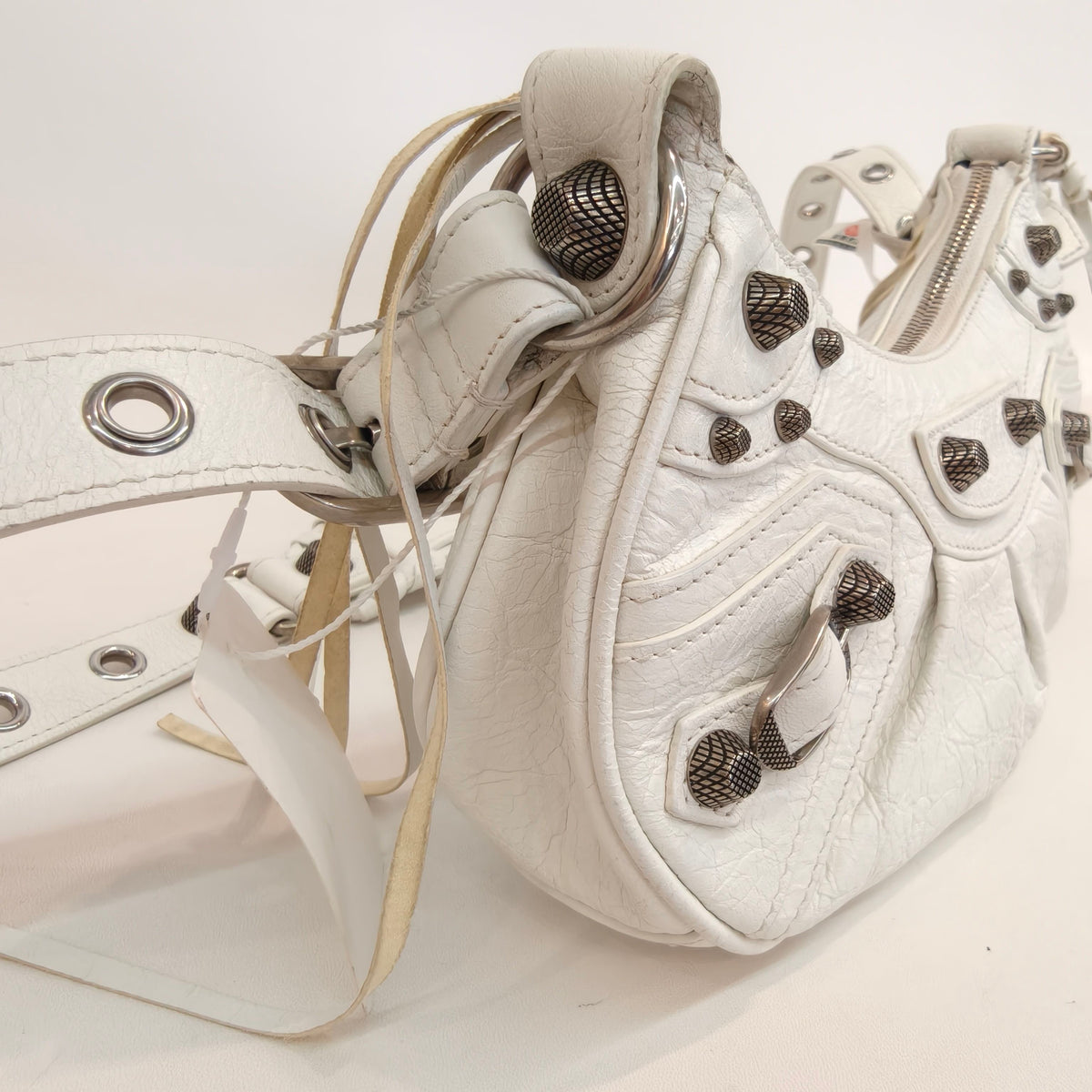 Balenciaga - Le Cagole - Leather - White - (XS)
