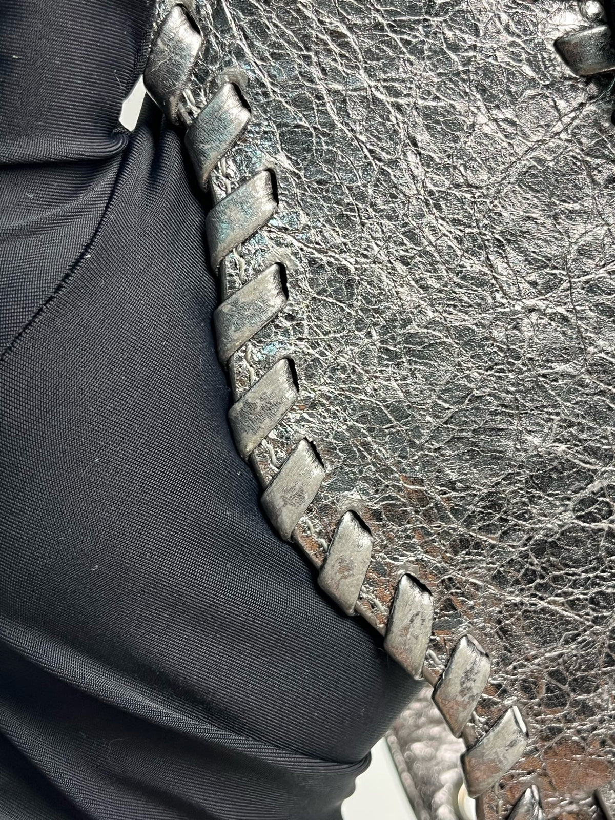 Balenciaga - Le Cagole - Patent leather - Silver