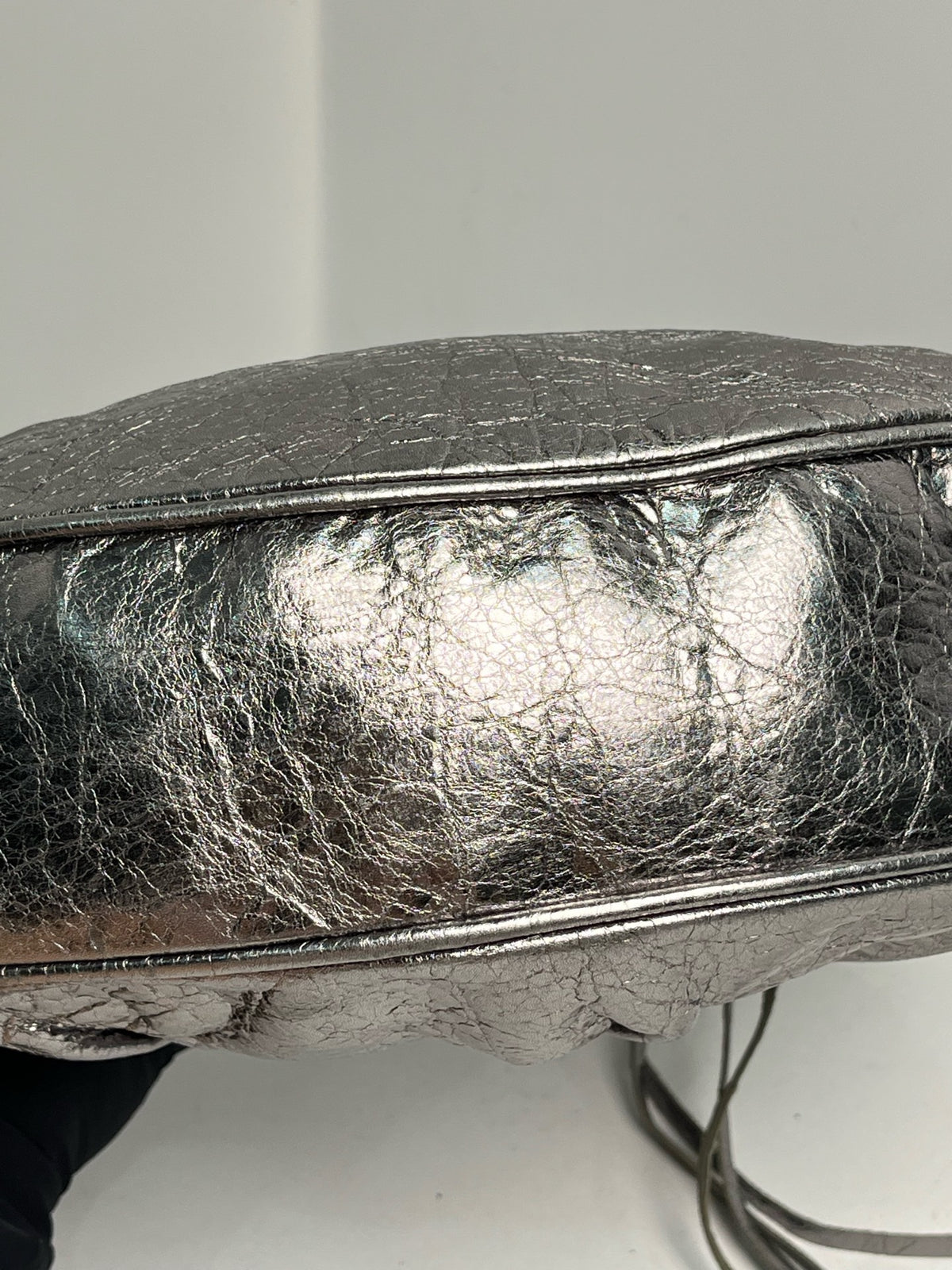 Balenciaga - Le Cagole - Patent leather - Silver