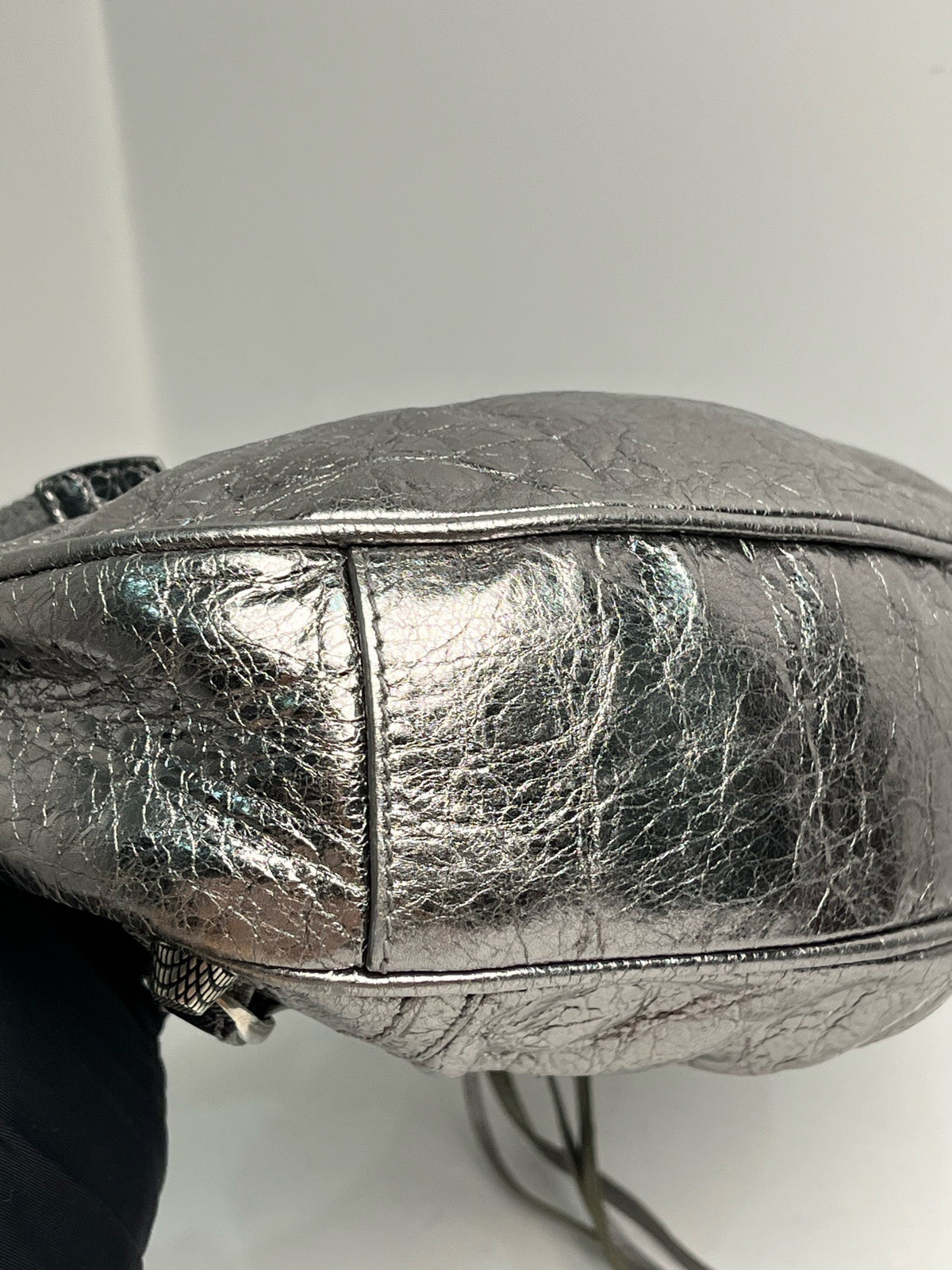 Balenciaga - Le Cagole - Patent leather - Silver