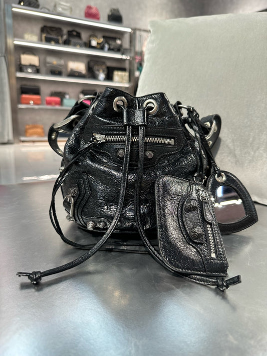 Balenciaga - Le Cagole XS - Leather - Black - (mini)