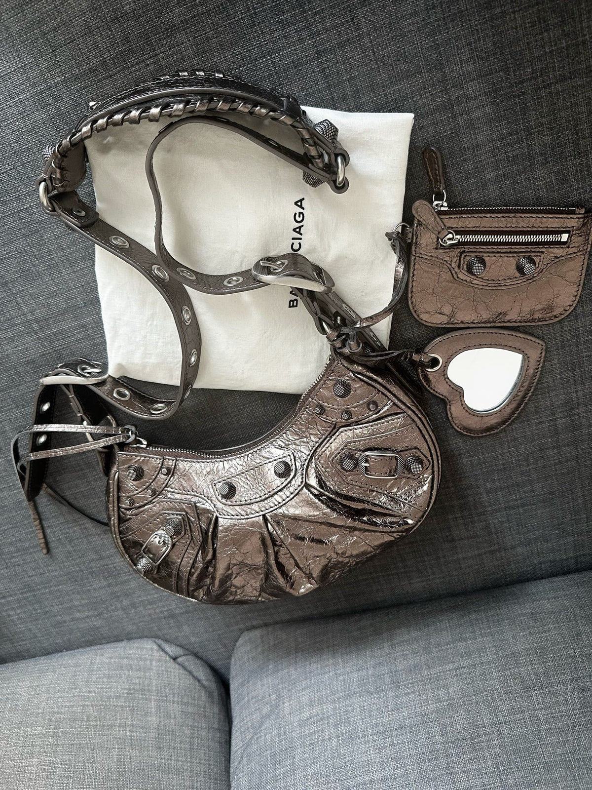Balenciaga - Le Cagole XS - Leather - Gold - (mini)