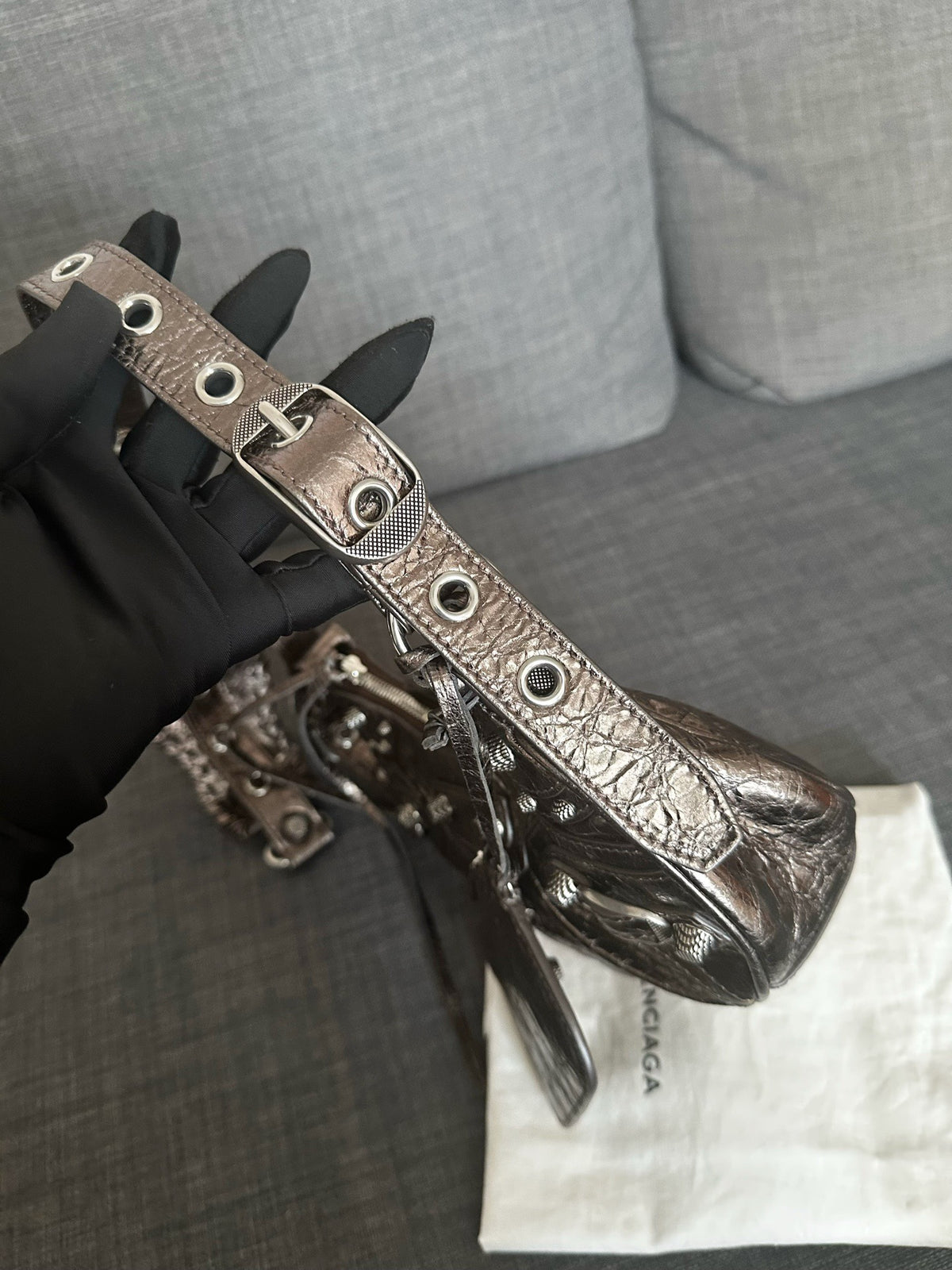 Balenciaga - Le Cagole XS - Leather - Gold - (mini)
