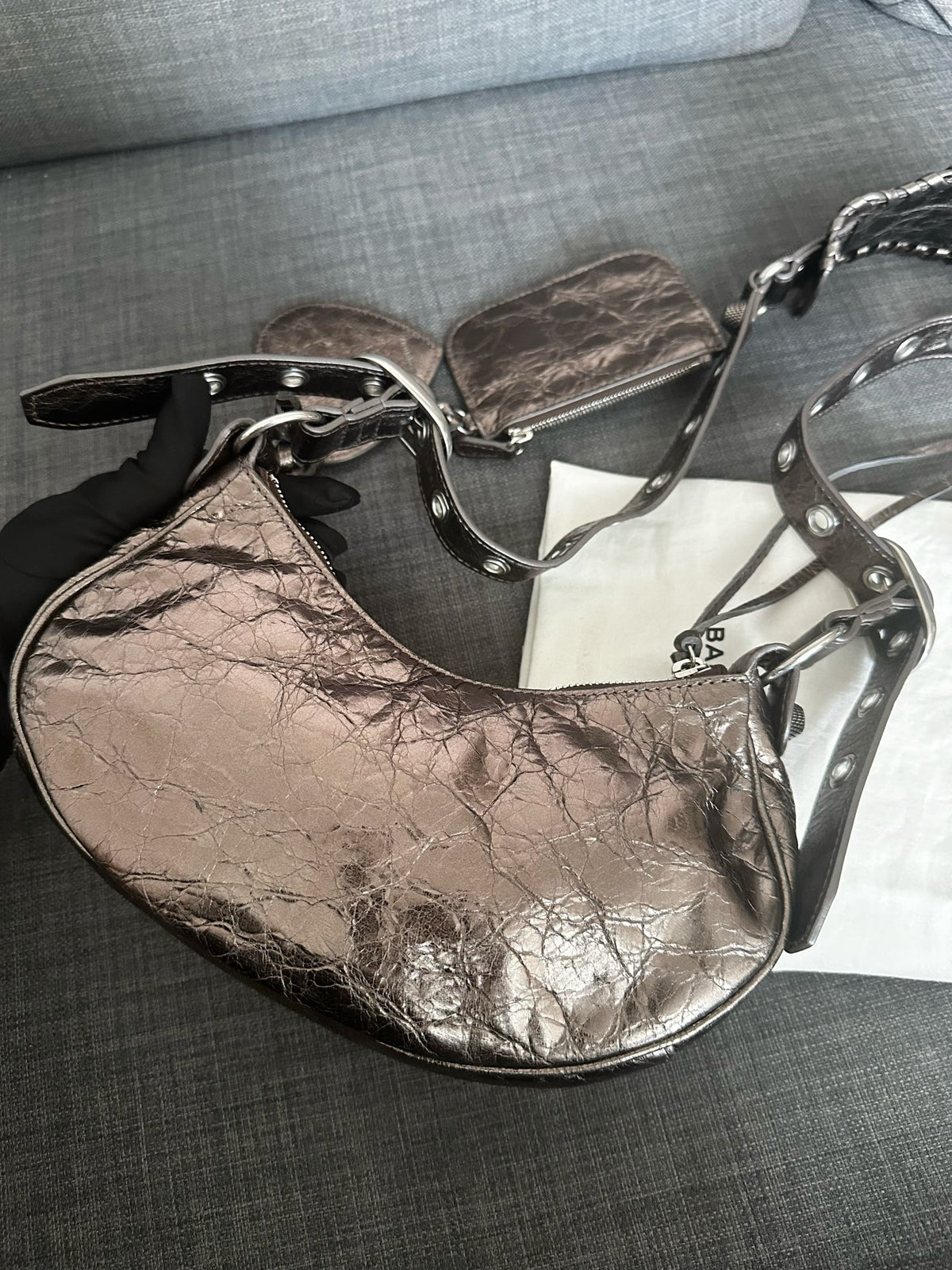 Balenciaga - Le Cagole XS - Leather - Gold - (mini)
