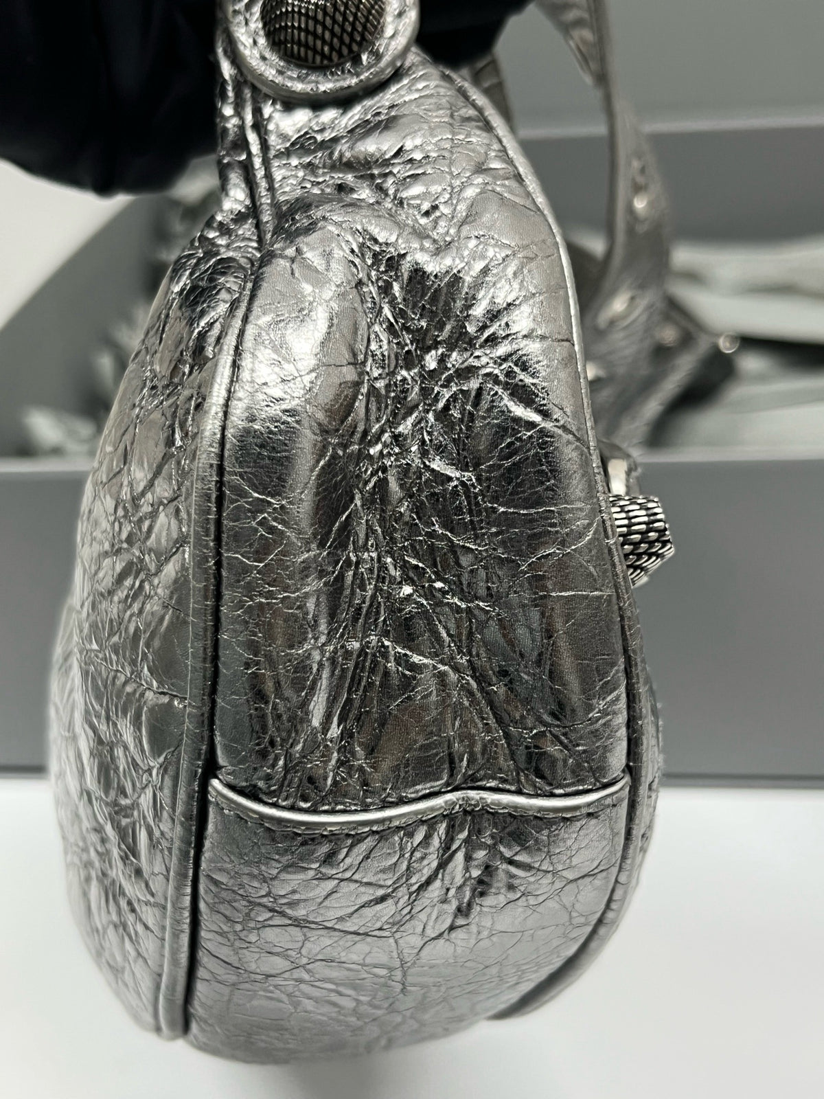 Balenciaga - Le Cagole XS - Leather - Silver - (small)