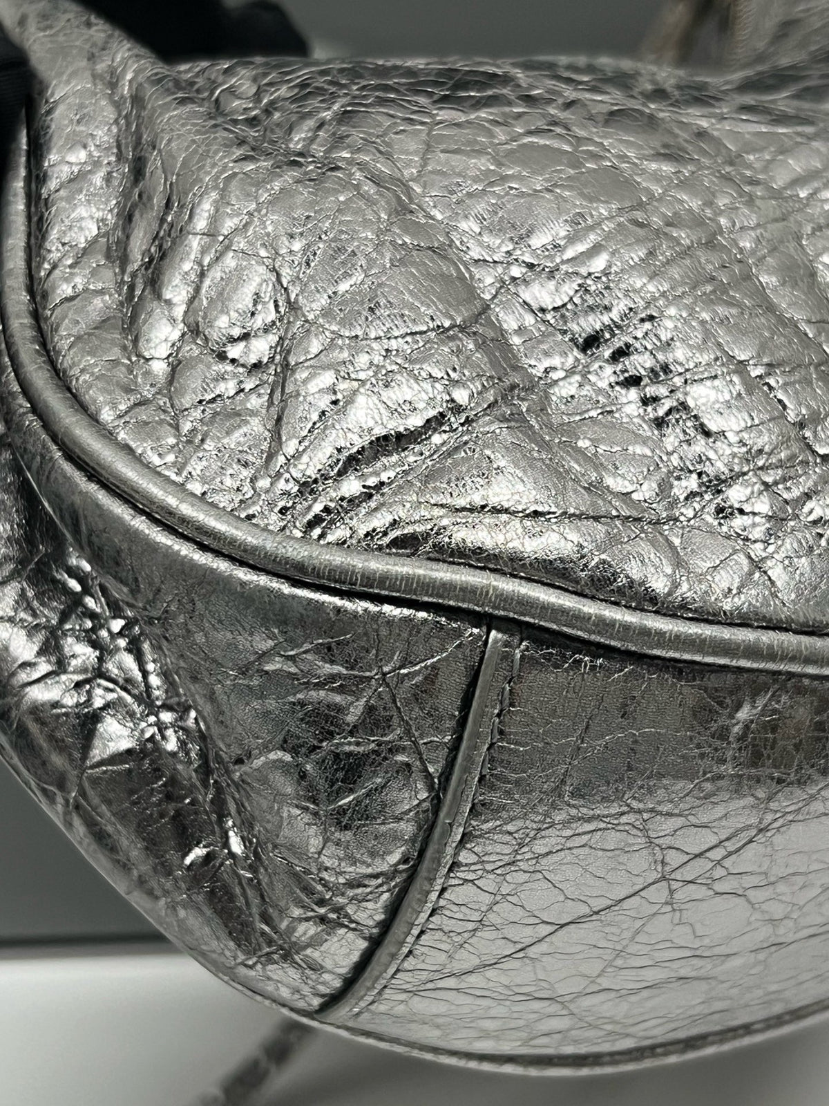 Balenciaga - Le Cagole XS - Leather - Silver - (small)
