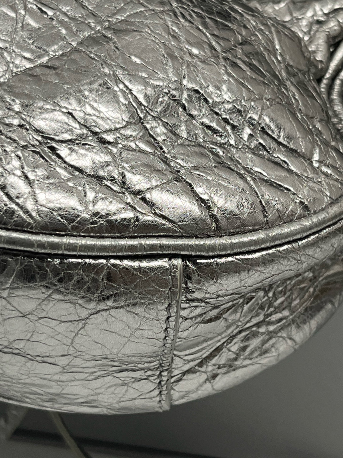 Balenciaga - Le Cagole XS - Leather - Silver - (small)