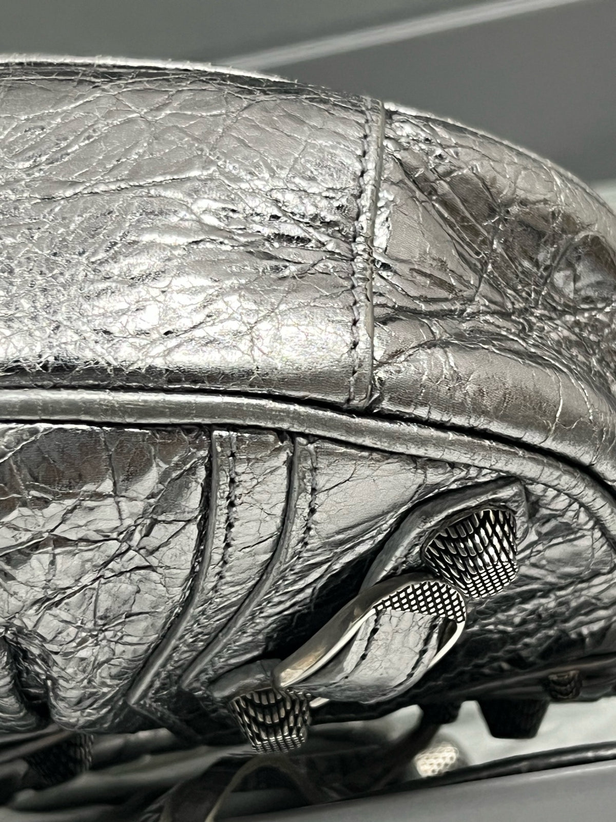 Balenciaga - Le Cagole XS - Leather - Silver - (small)