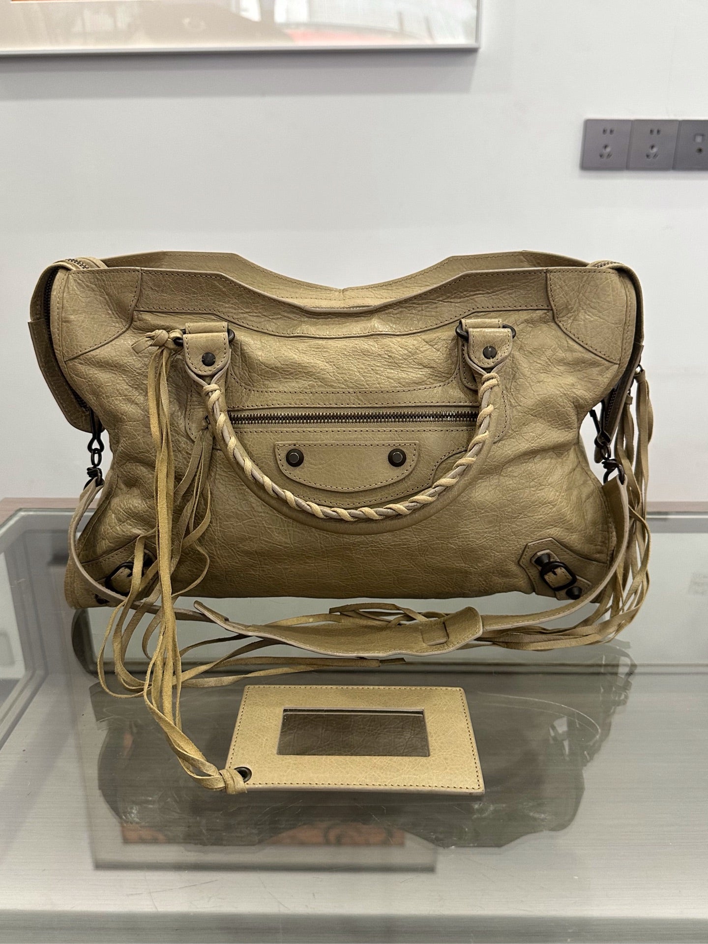 Balenciaga - Le City - Leather - Beige - (medium)