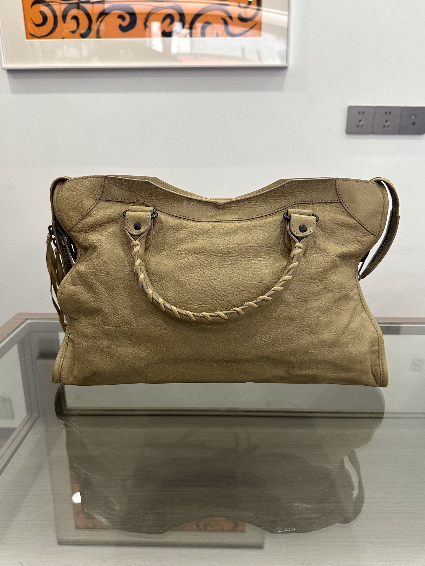 Balenciaga - Le City - Leather - Beige - (medium)