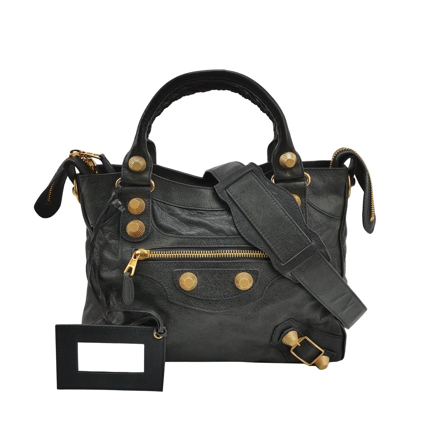 Balenciaga - Le City - Leather - Black - (Large)