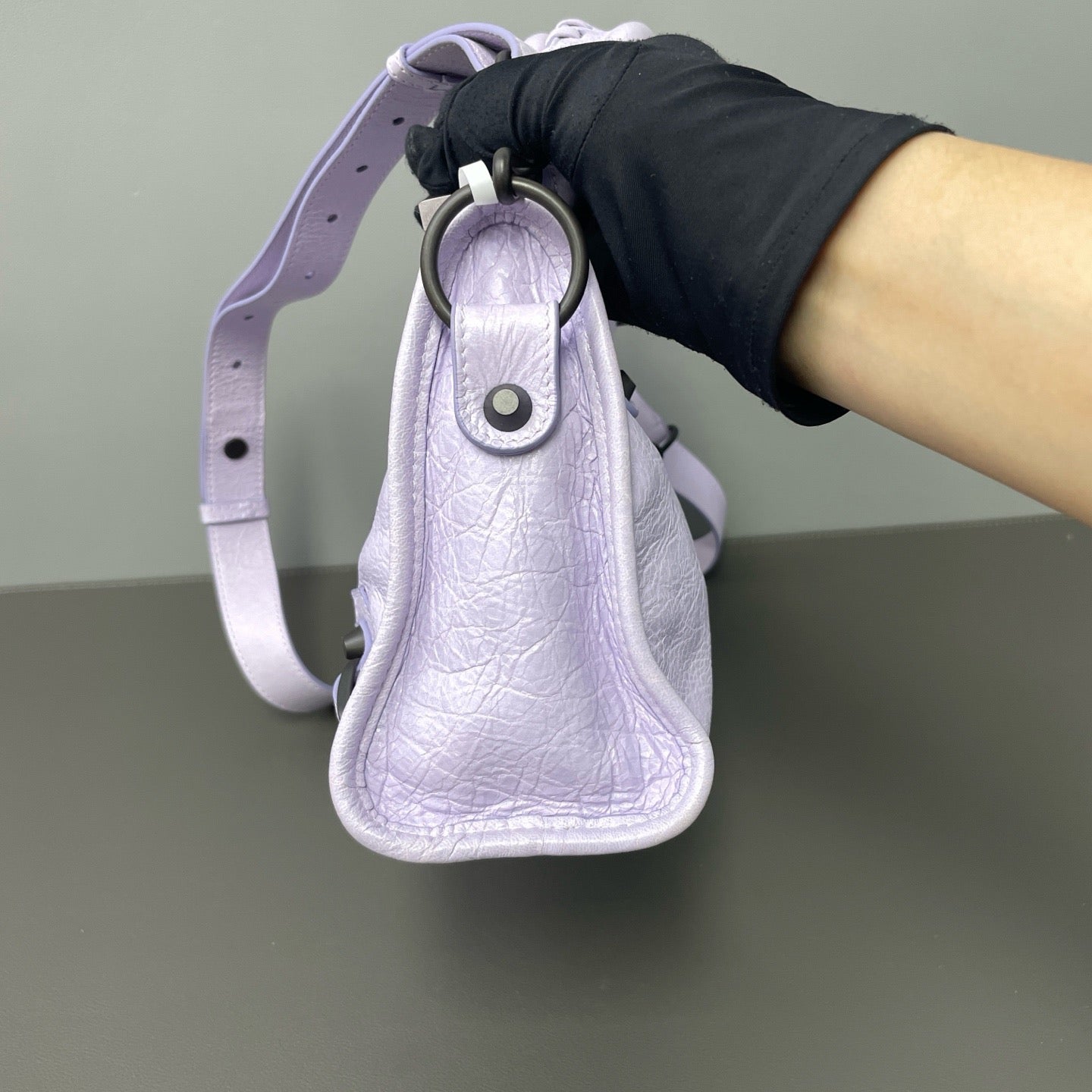 Balenciaga - Le City - Leather - Purple - (small)