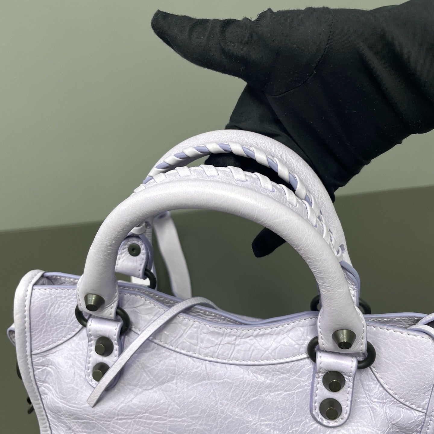 Balenciaga - Le City - Leather - Purple - (small)