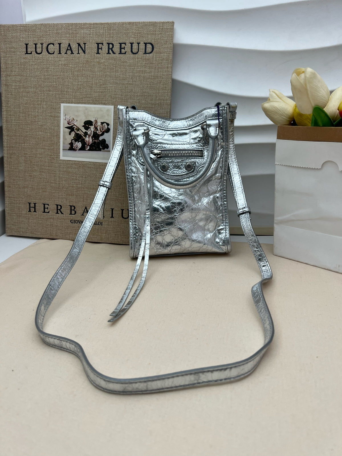Balenciaga - Le City Mini - Leather - Silver - (mini)