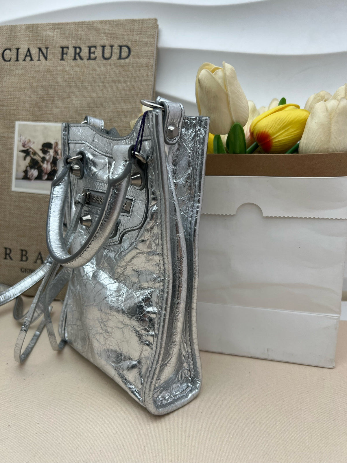Balenciaga - Le City Mini - Leather - Silver - (mini)