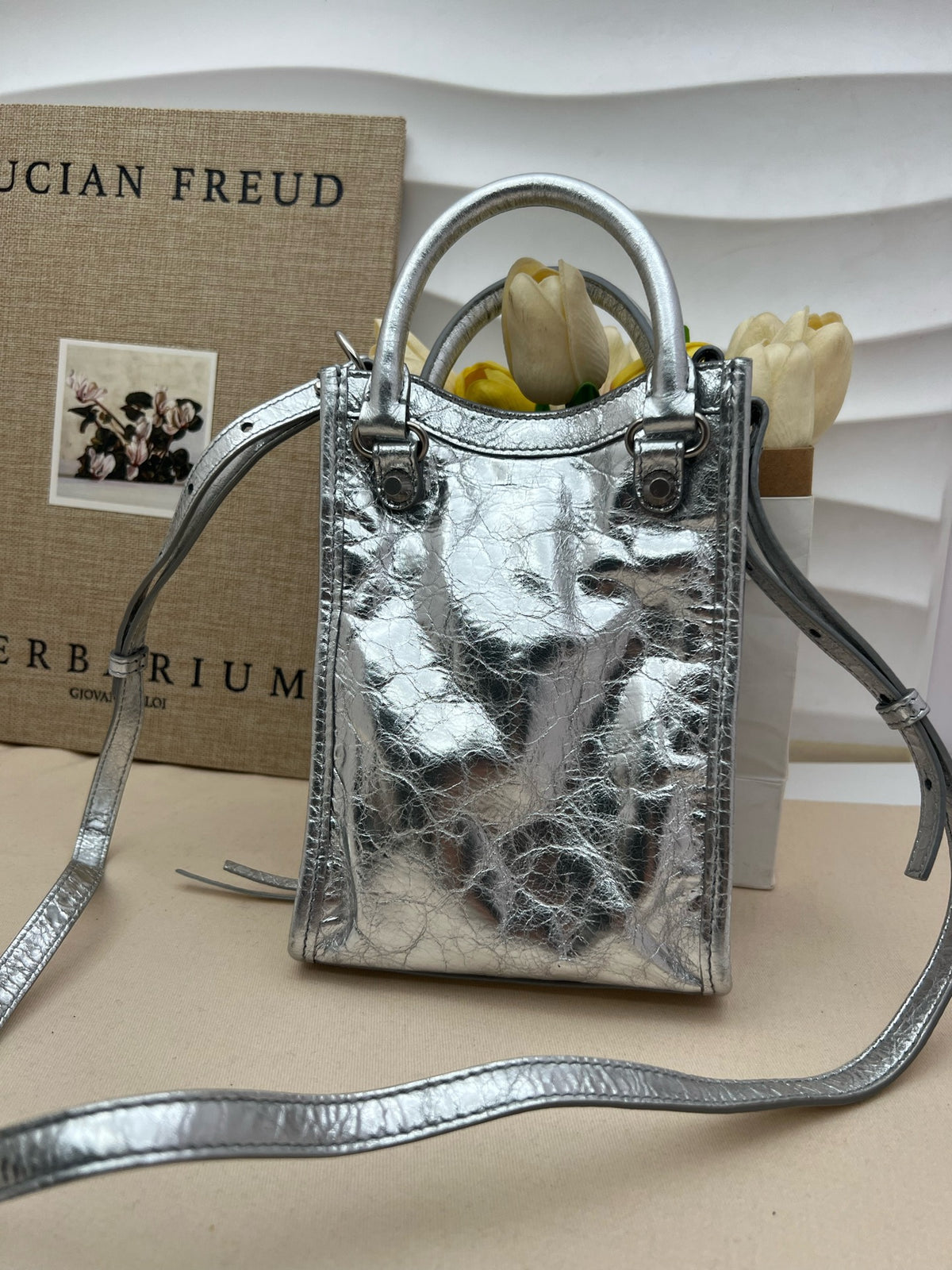 Balenciaga - Le City Mini - Leather - Silver - (mini)