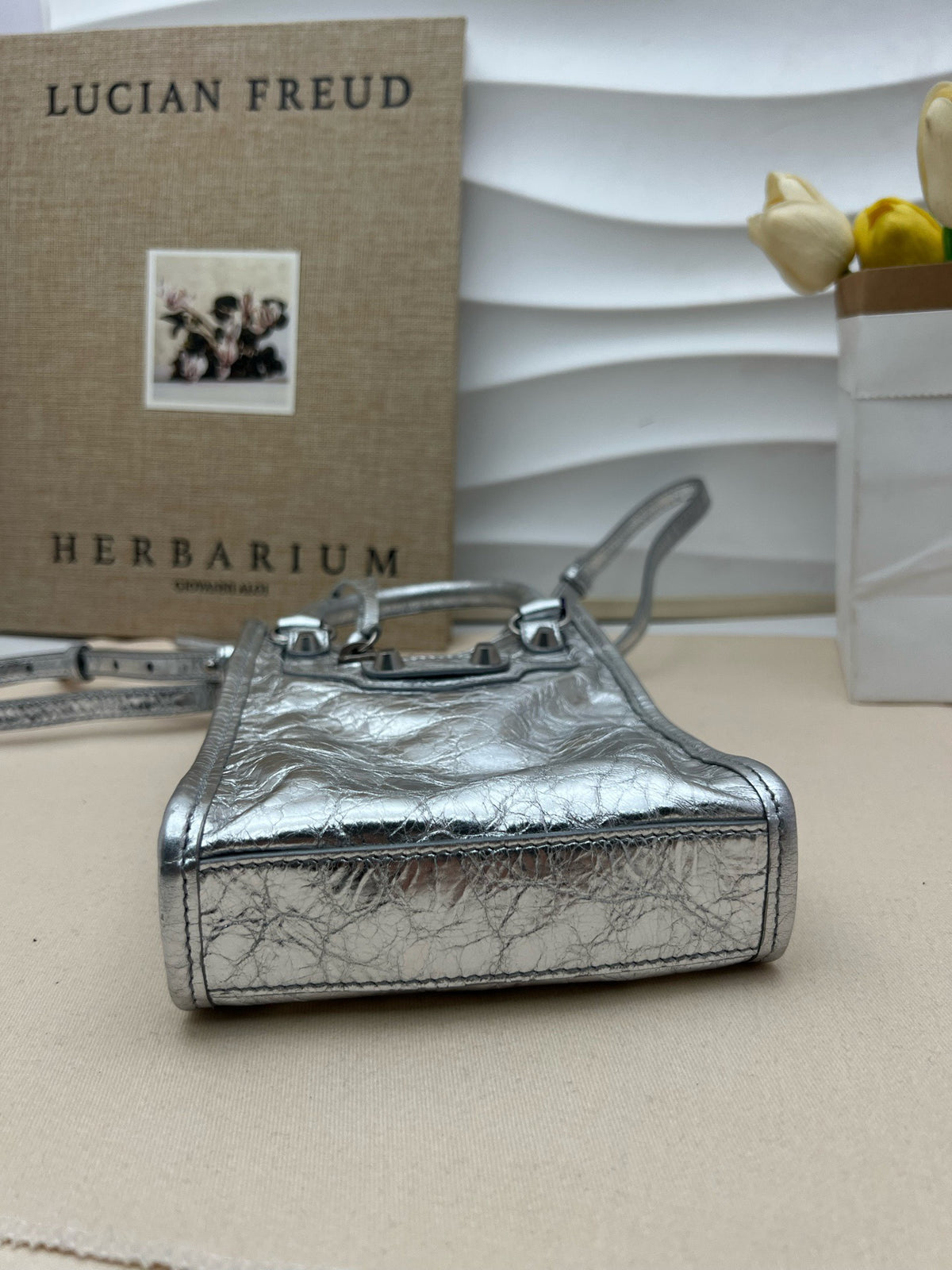 Balenciaga - Le City Mini - Leather - Silver - (mini)
