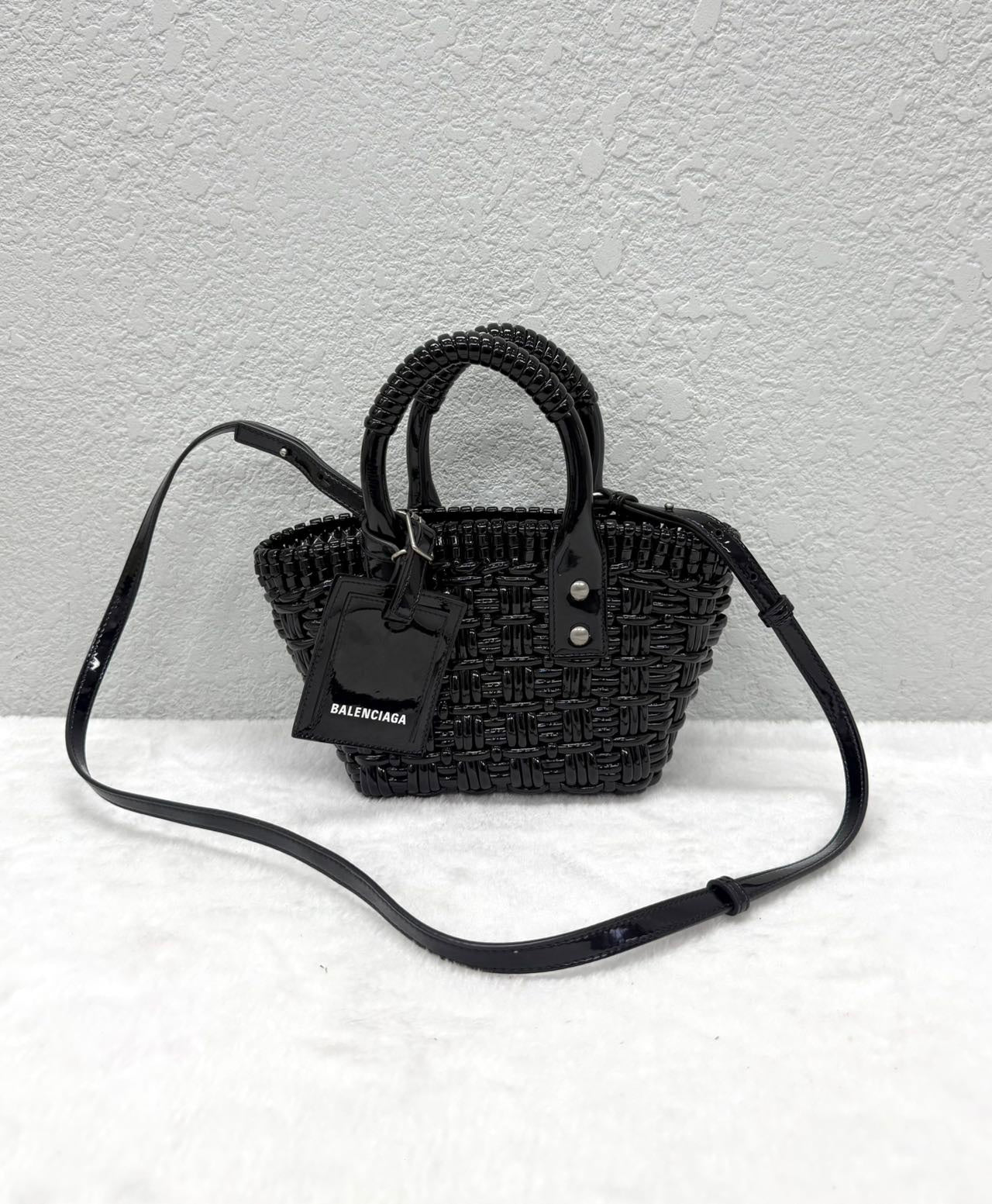 Balenciaga - Market Basket Tote - Plastic - Black - (small)