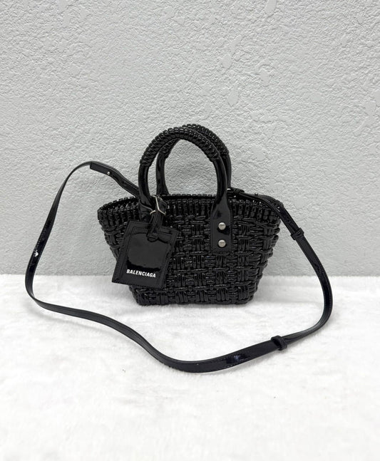 Balenciaga - Market Basket Tote - Plastic - Black - (small)