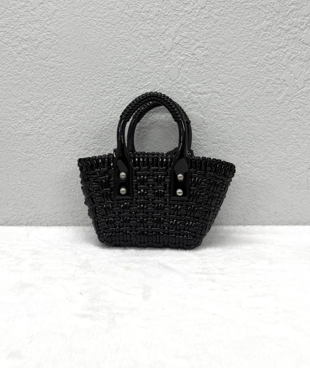 Balenciaga - Market Basket Tote - Plastic - Black - (small)