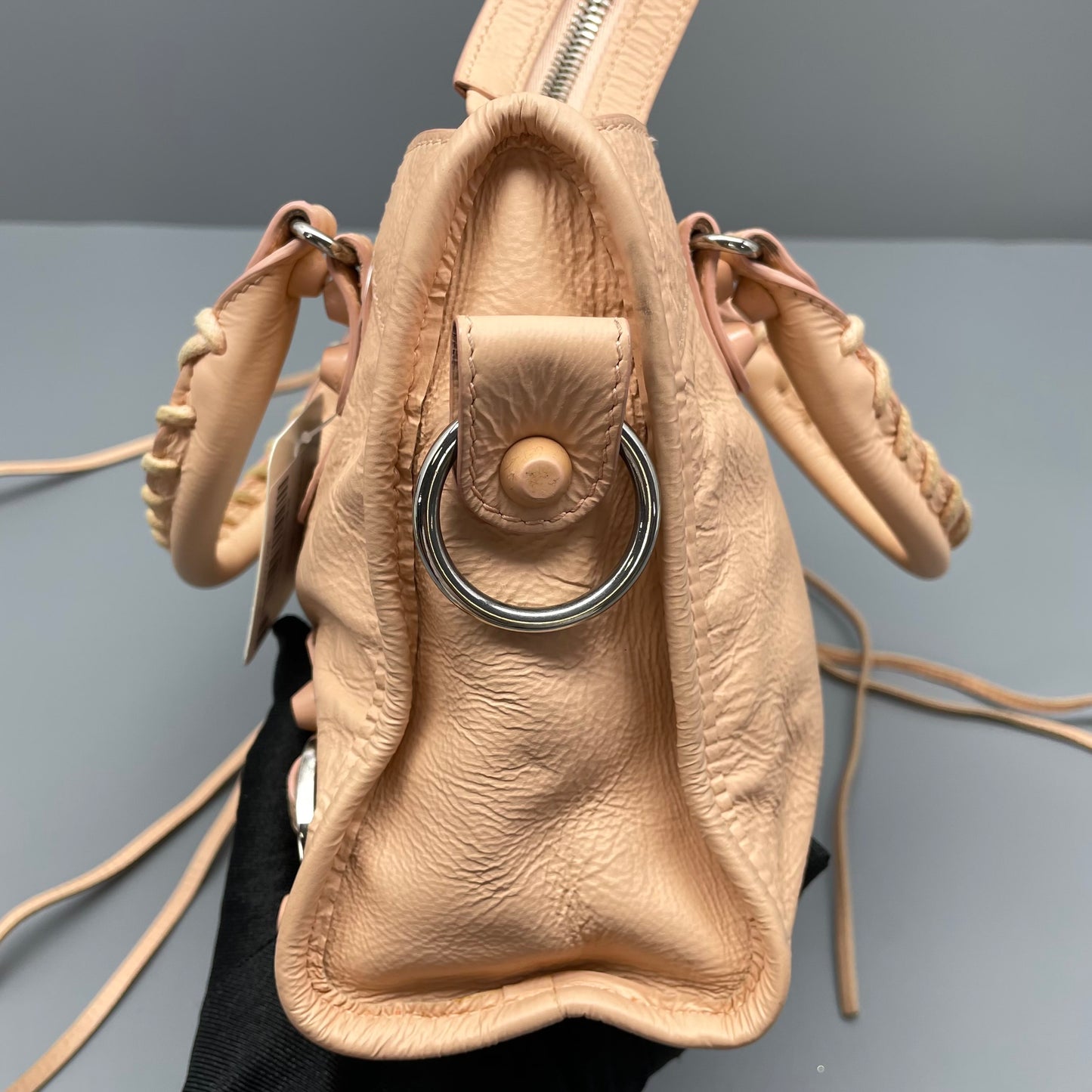 Balenciaga - Mini City Bag - Distressed lambskin leather - Pink - (mini)