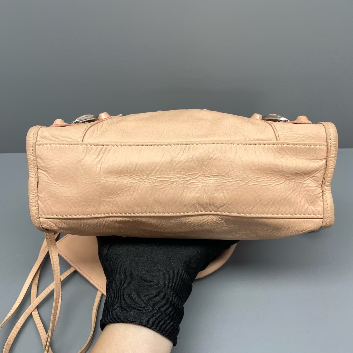 Balenciaga - Mini City Bag - Distressed lambskin leather - Pink - (mini)