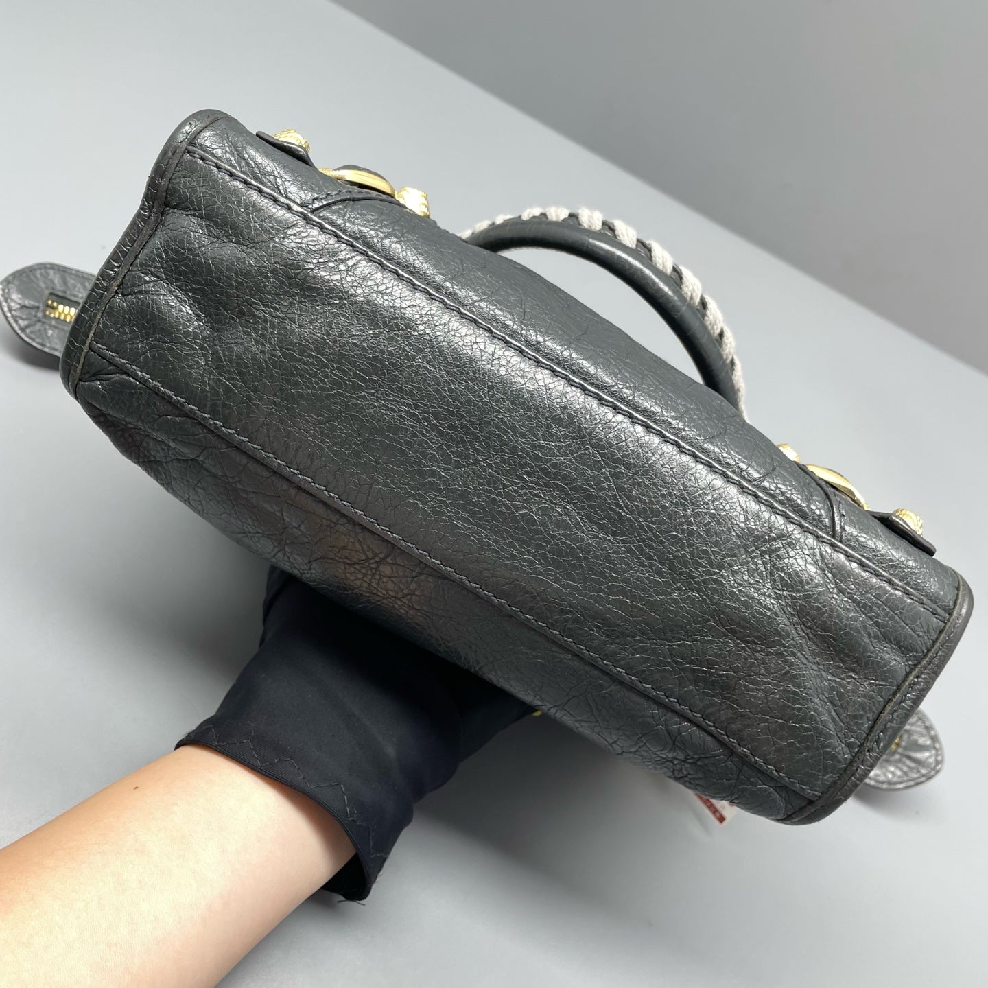 Balenciaga - Mini City - Lambskin leather - Grey - (mini)
