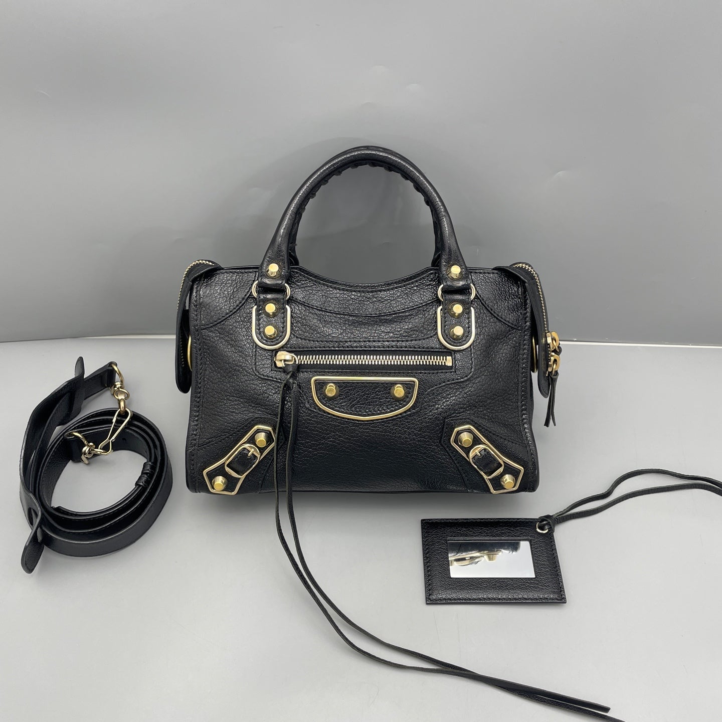 Balenciaga - Mini City - Leather - Black - (mini)