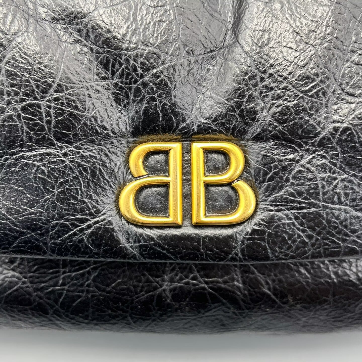 Balenciaga - Monaco chain bag - Leather - Black - (Small)